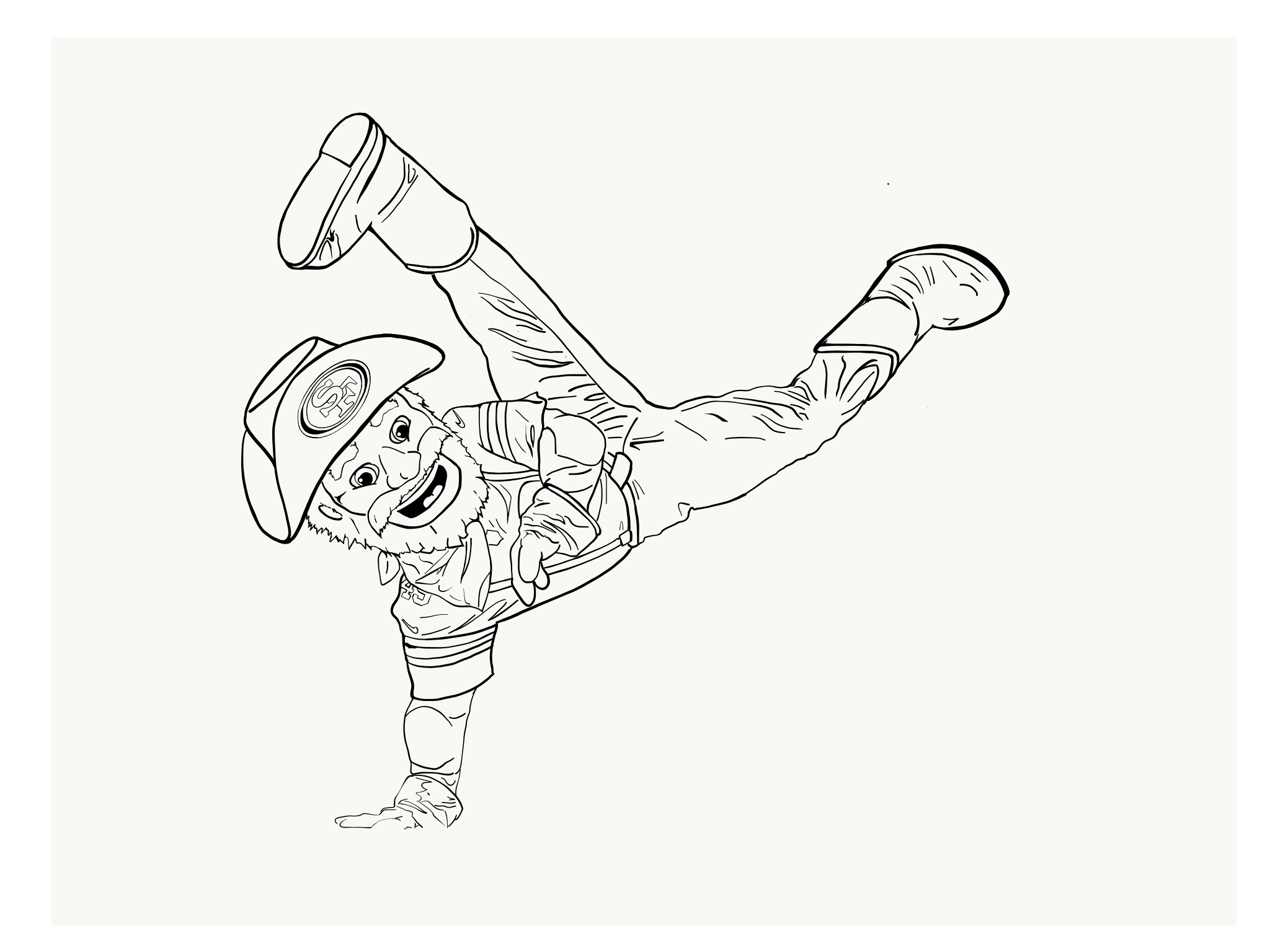 football player coloring pages seahawks