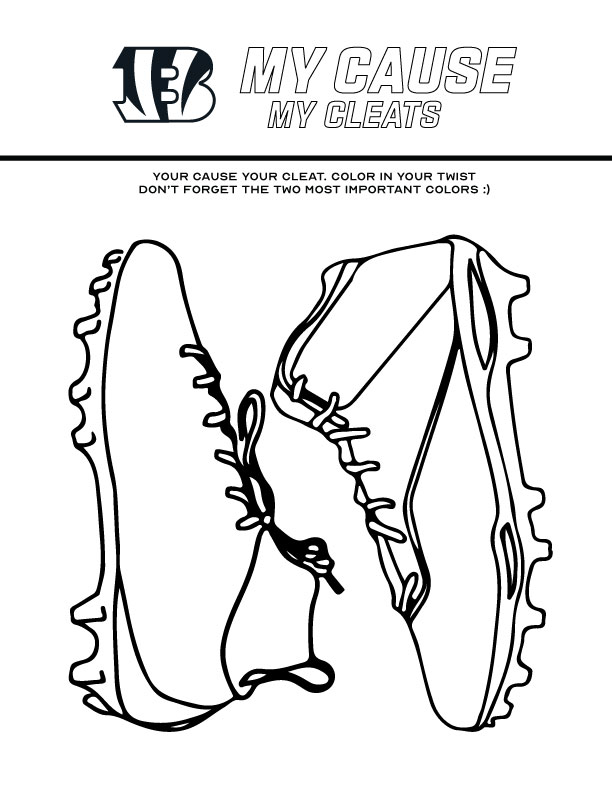 Cincinnati Bengals Coloring Pages  Cincinnati bengals, Bengals, Cincinnati