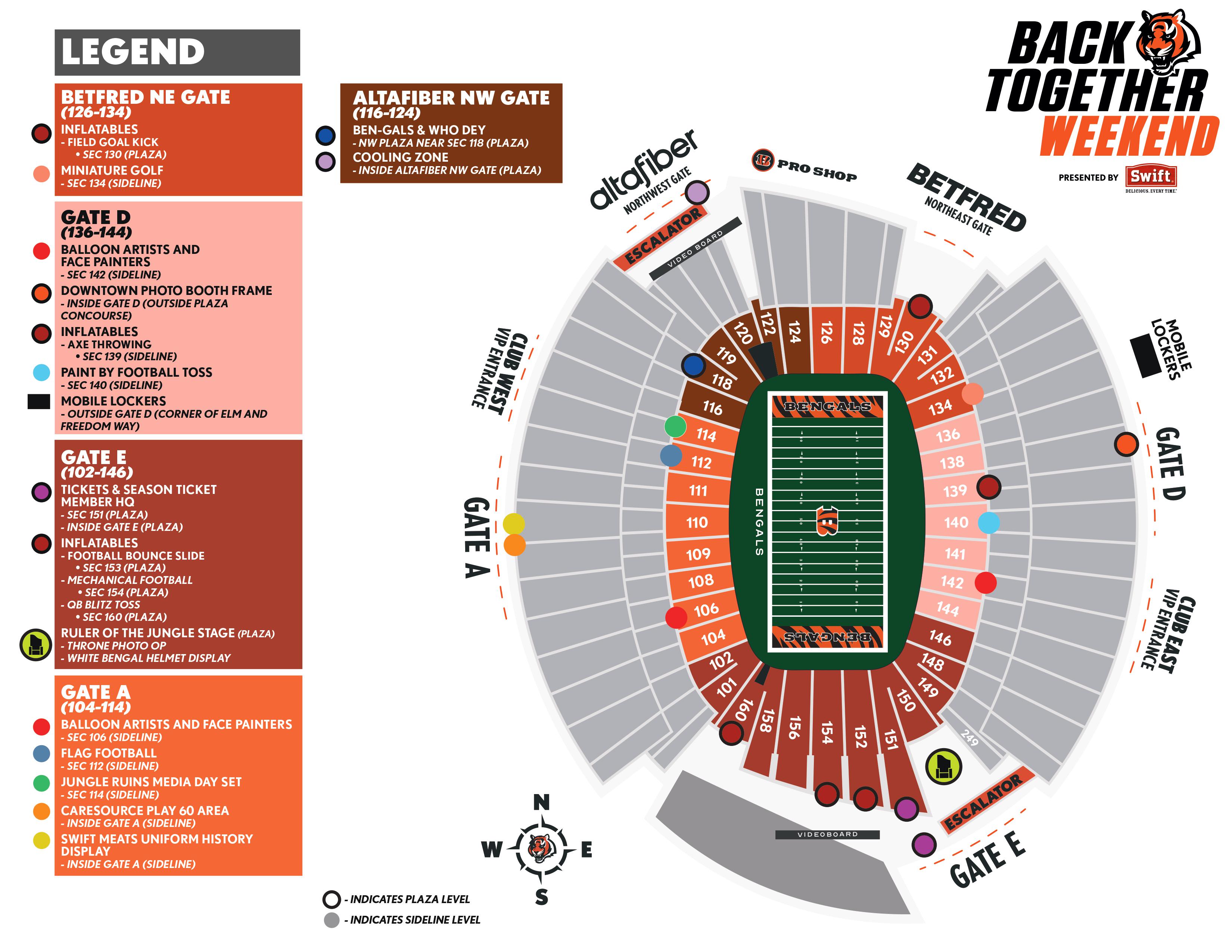 Paycor Stadium Seating Chart 