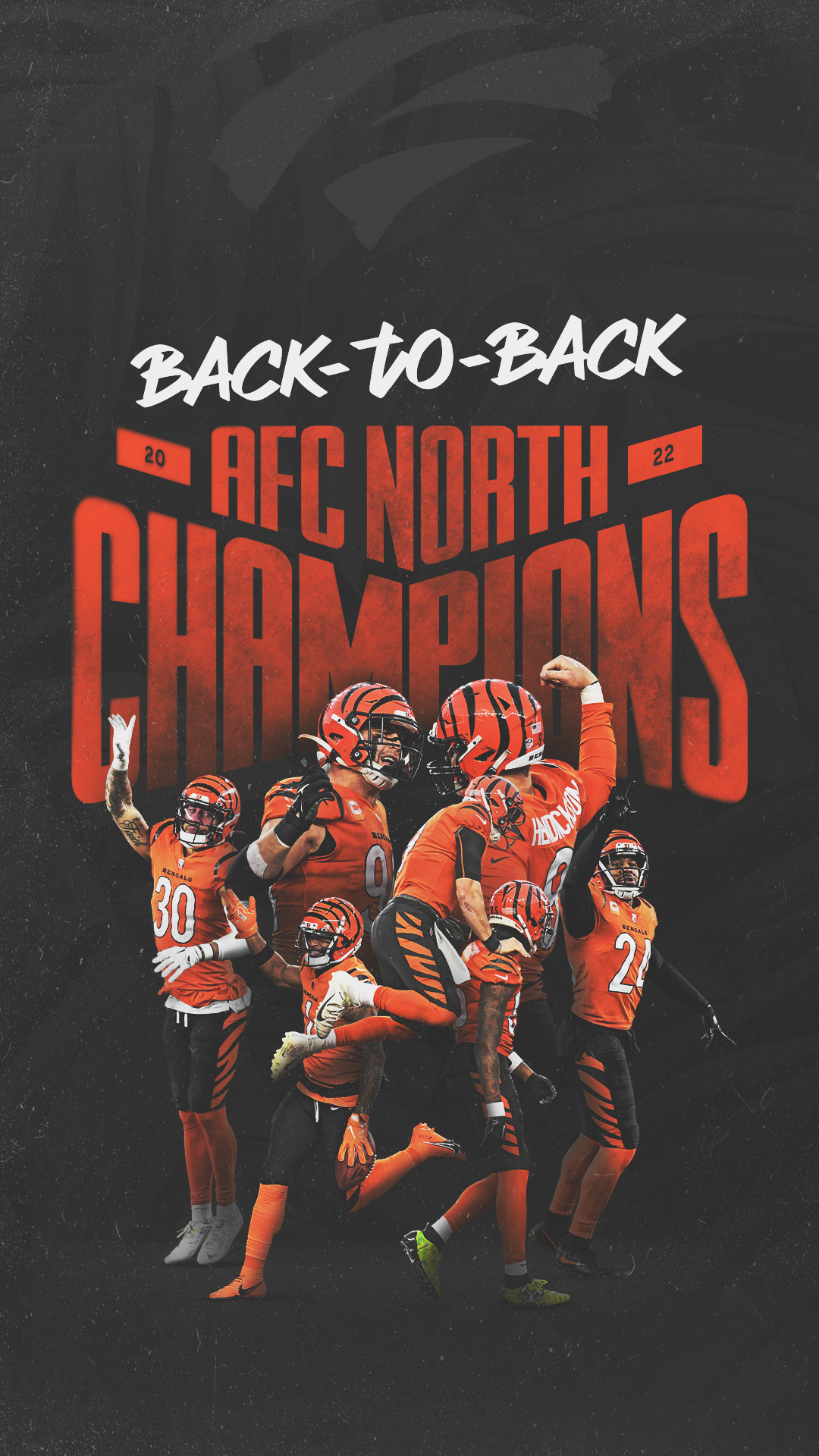 bengals afc north champions wallpaper