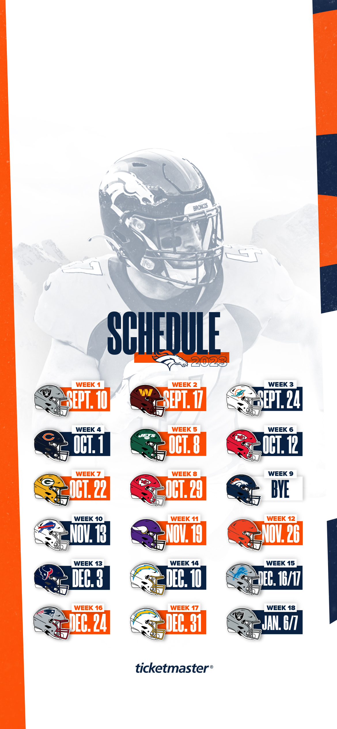 2022 Denver Broncos Schedule