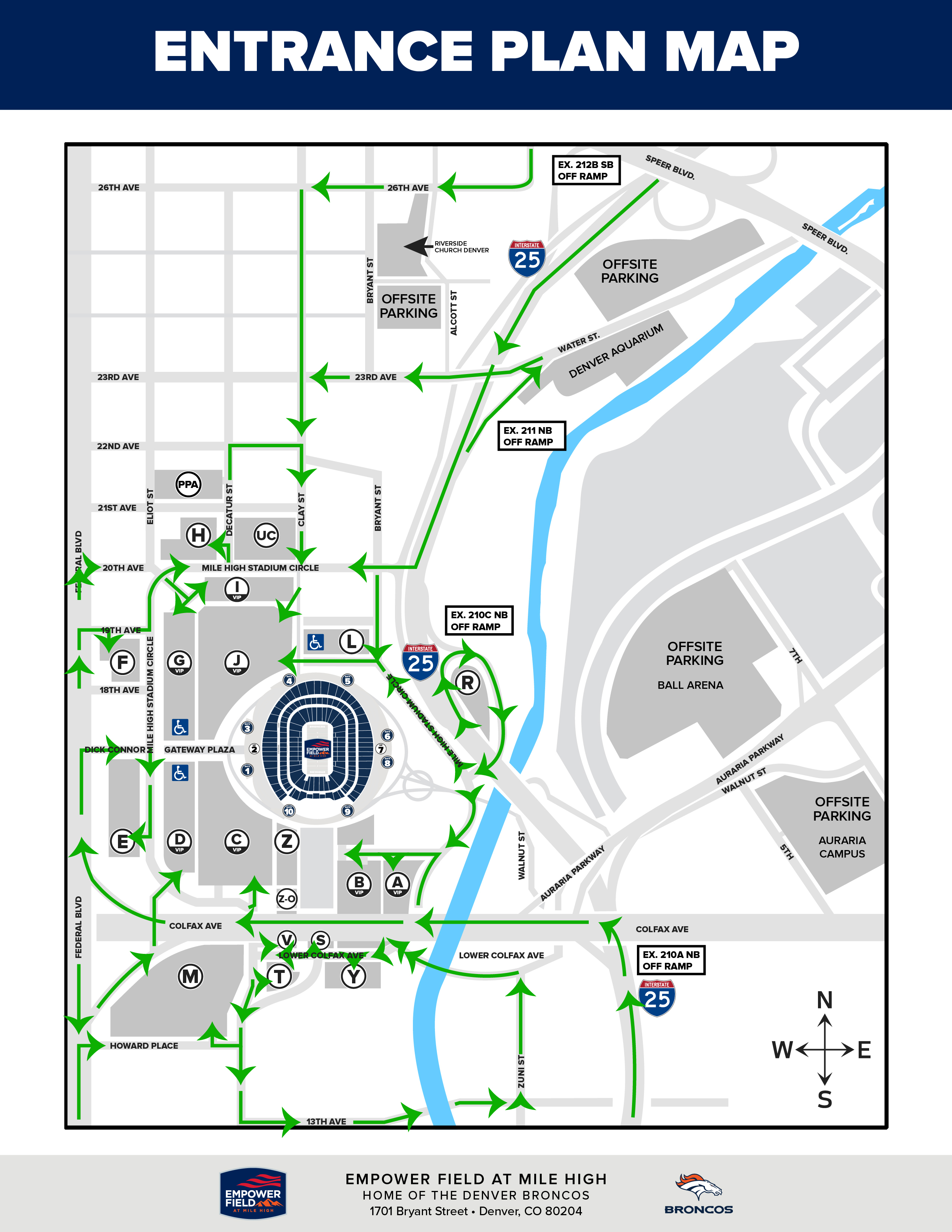 How to get to Pepsi Center Employee Entrance in Denver by Bus, Light Rail  or Train?