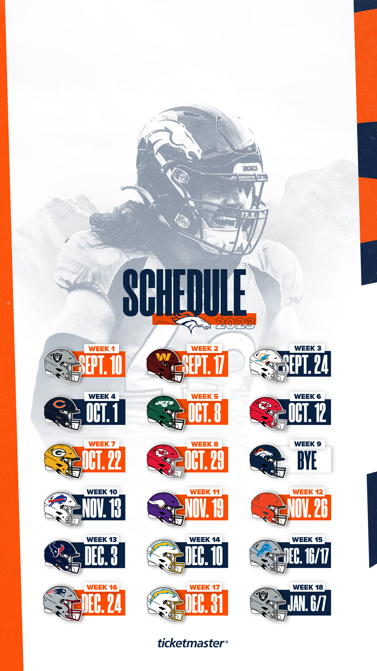 Denver Broncos iPhone Wallpaper HD Lock Screen - Wallpaper HD 2023