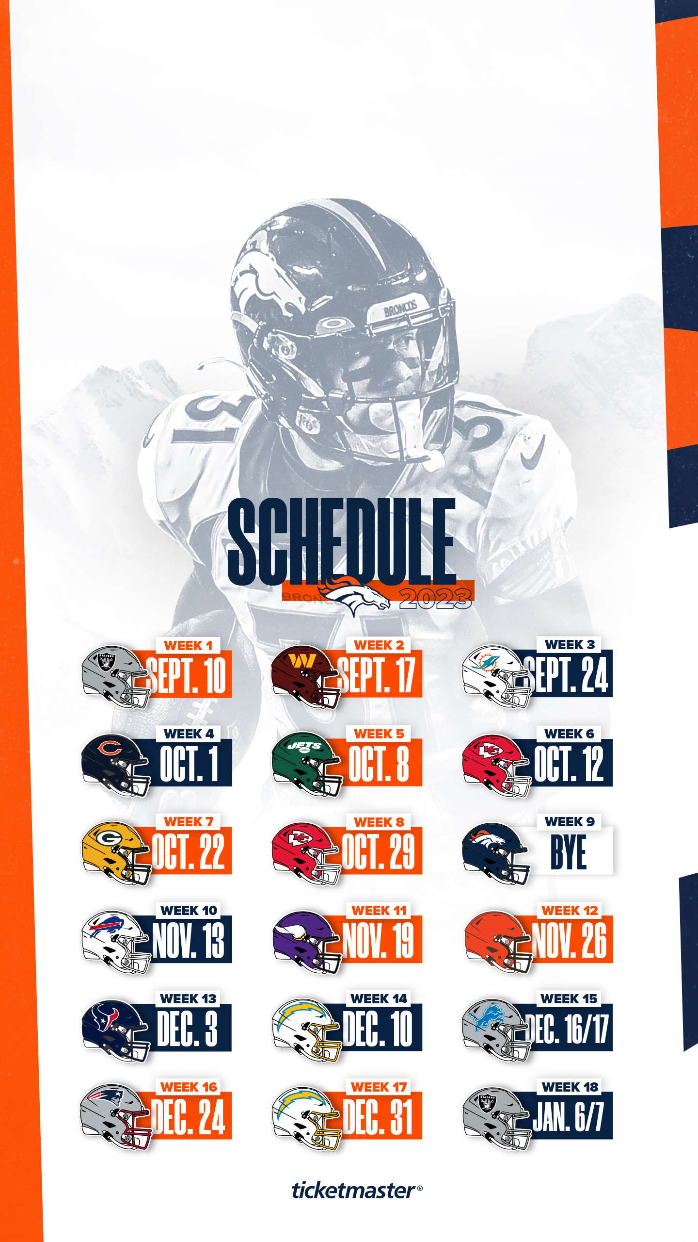 2021 NFL Mobile Schedule Wallpapers