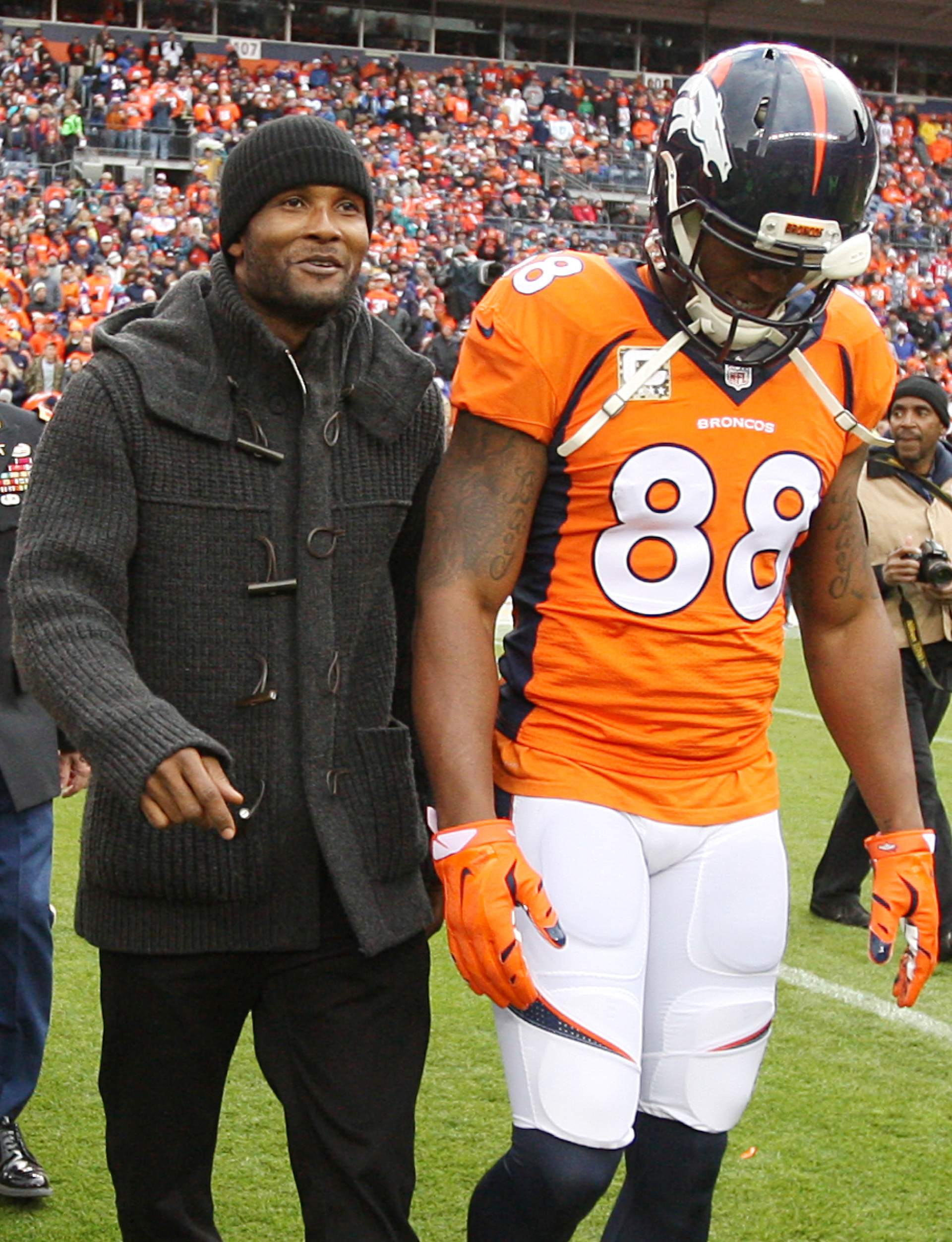 Demaryius Thomas and Champ Bailey