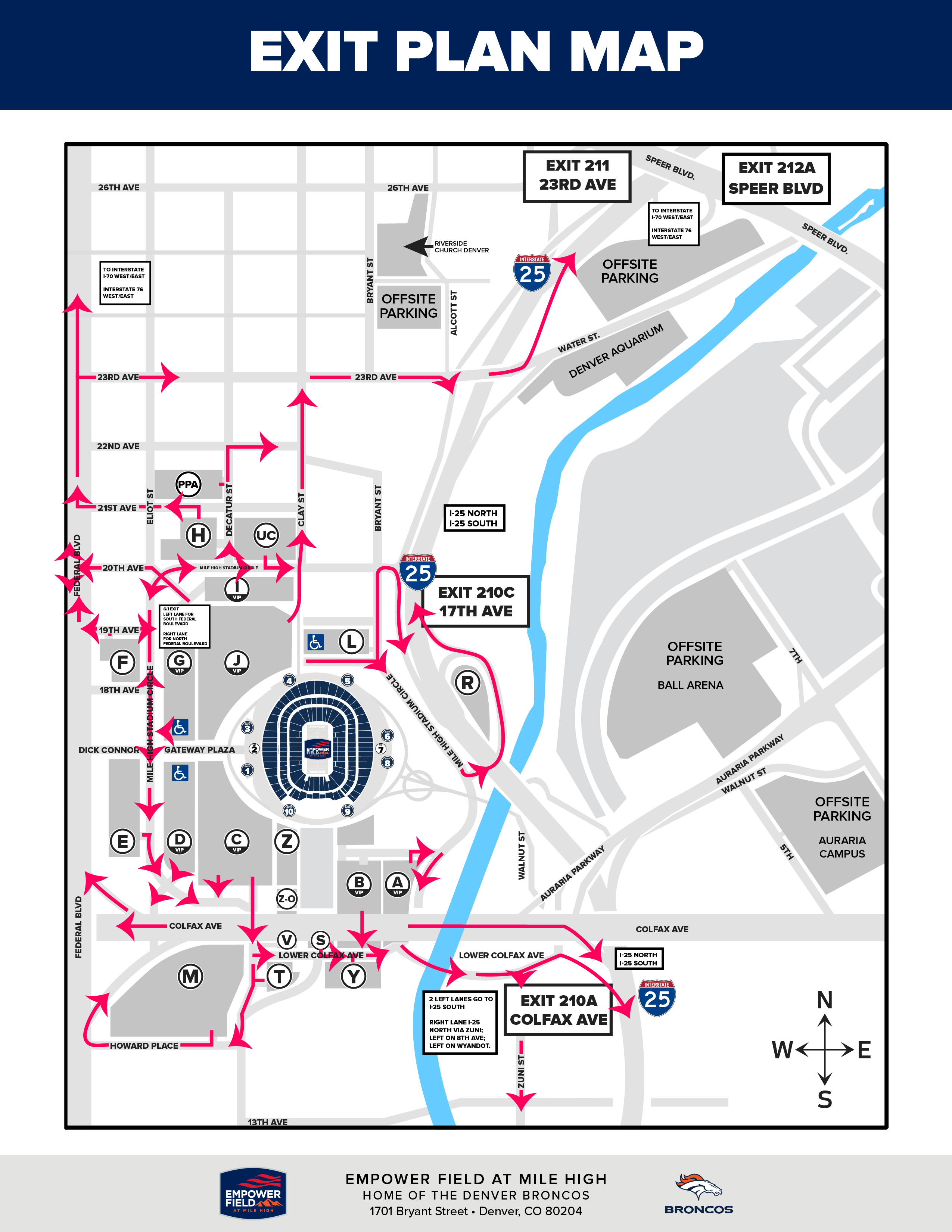 Opening Day parking and directions