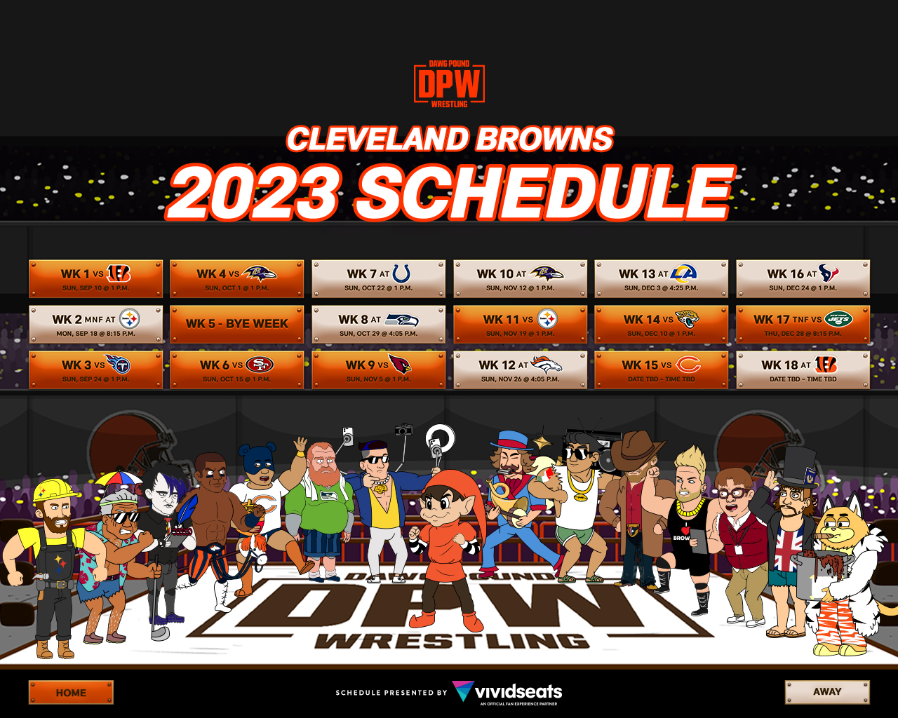 2022-2023 Cleveland Browns Lock Screen Schedule for iPhone 6-7-8 Plus