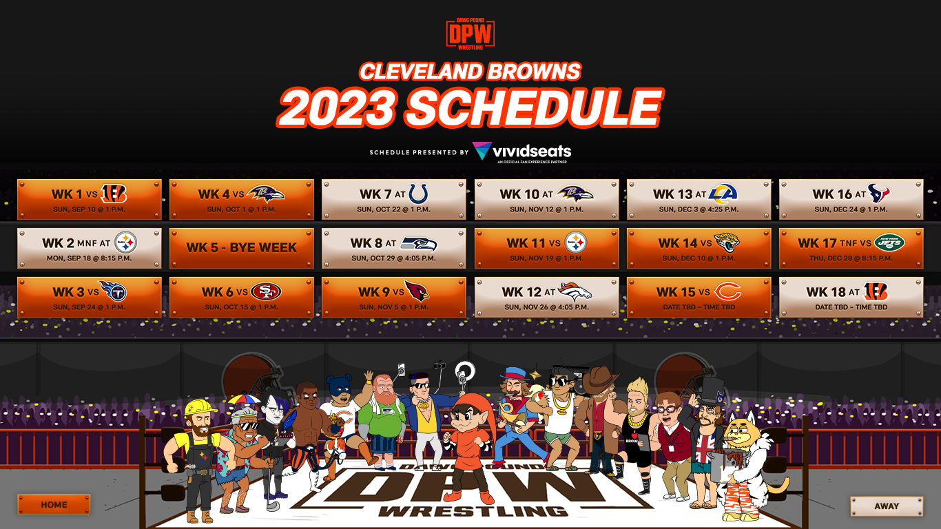 Browns 2023 schedule: Get your downloadable wallpaper here