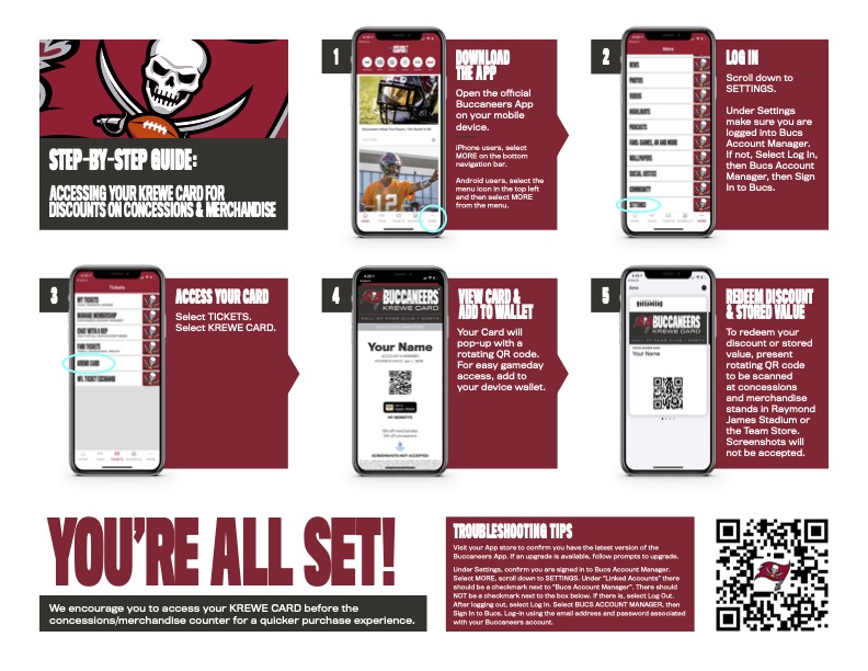 TM Verified Presale Codes For Tampa Bay Buccaneers Individual Game