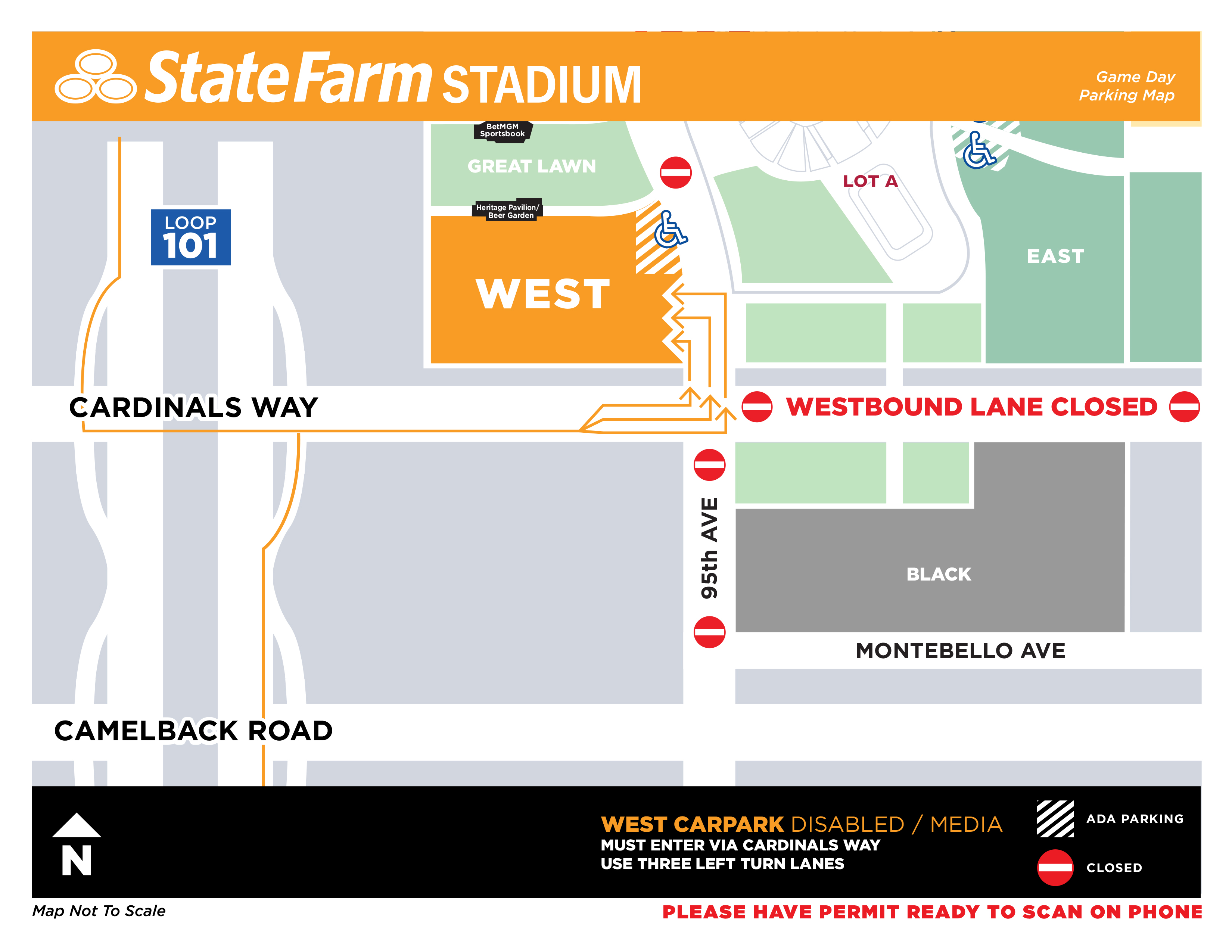 Arizona Cardinals gameday parking, ticket, food info