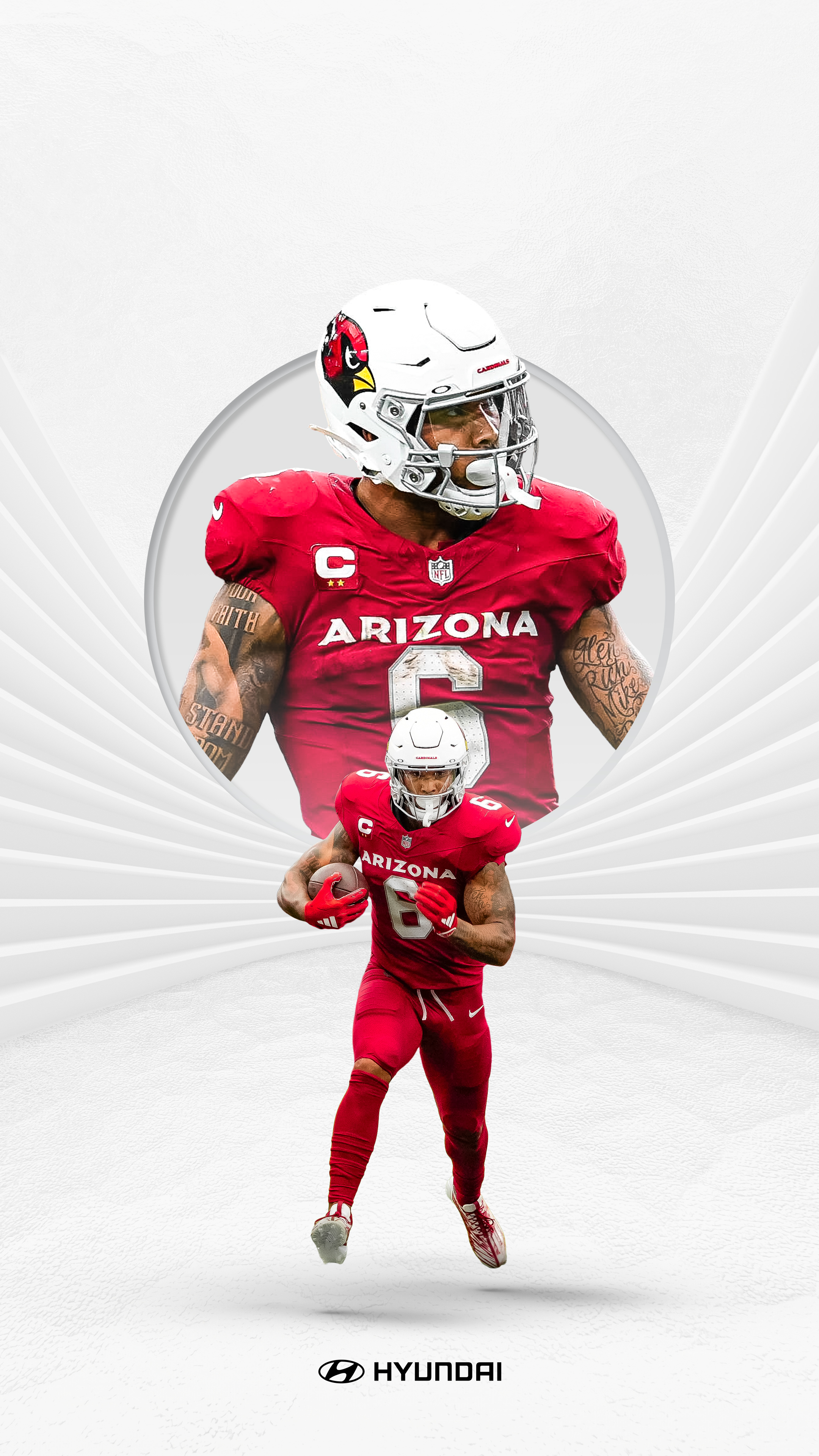 Arizona Cardinals NFL Logo UHD 4K Wallpaper 