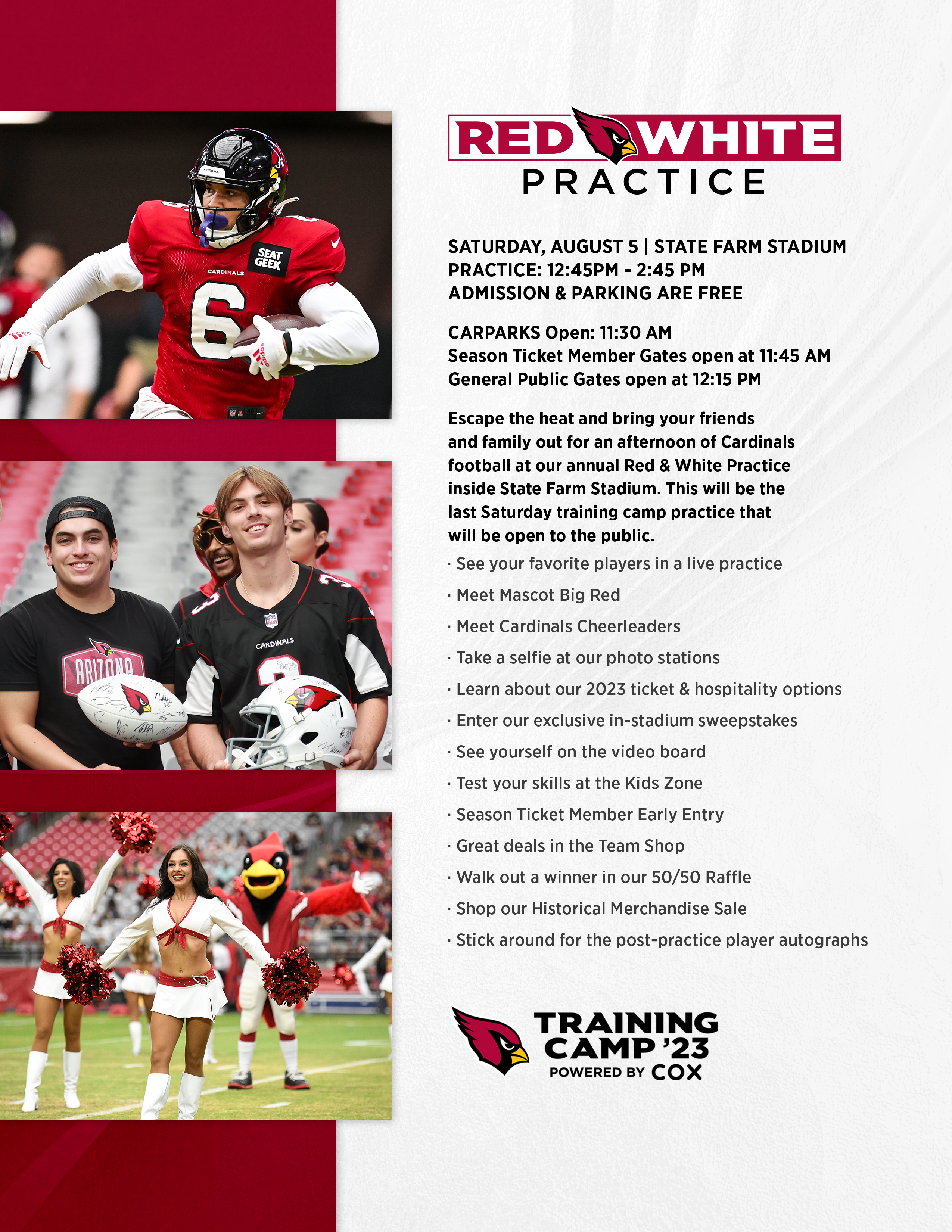 Arizona Cardinals training camp 2023 schedule, tickets, how to watch