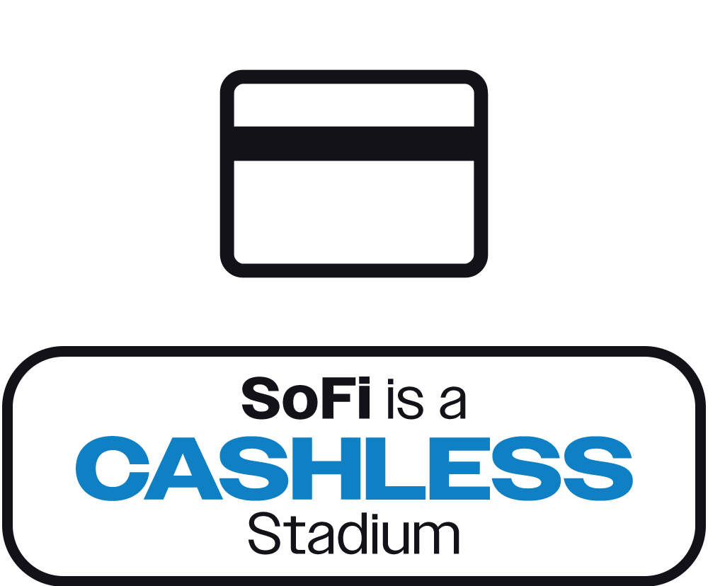 Sofi Stadium is a cashless venue