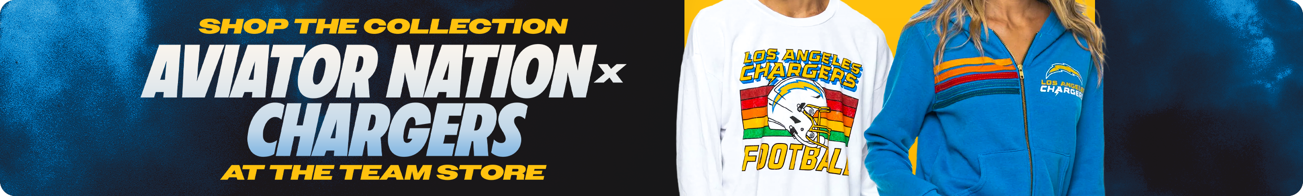 Aviator Nation x Chargers Collection
