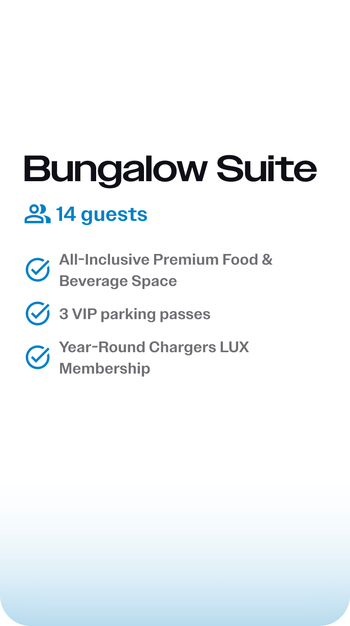 Bungalow Suite Information