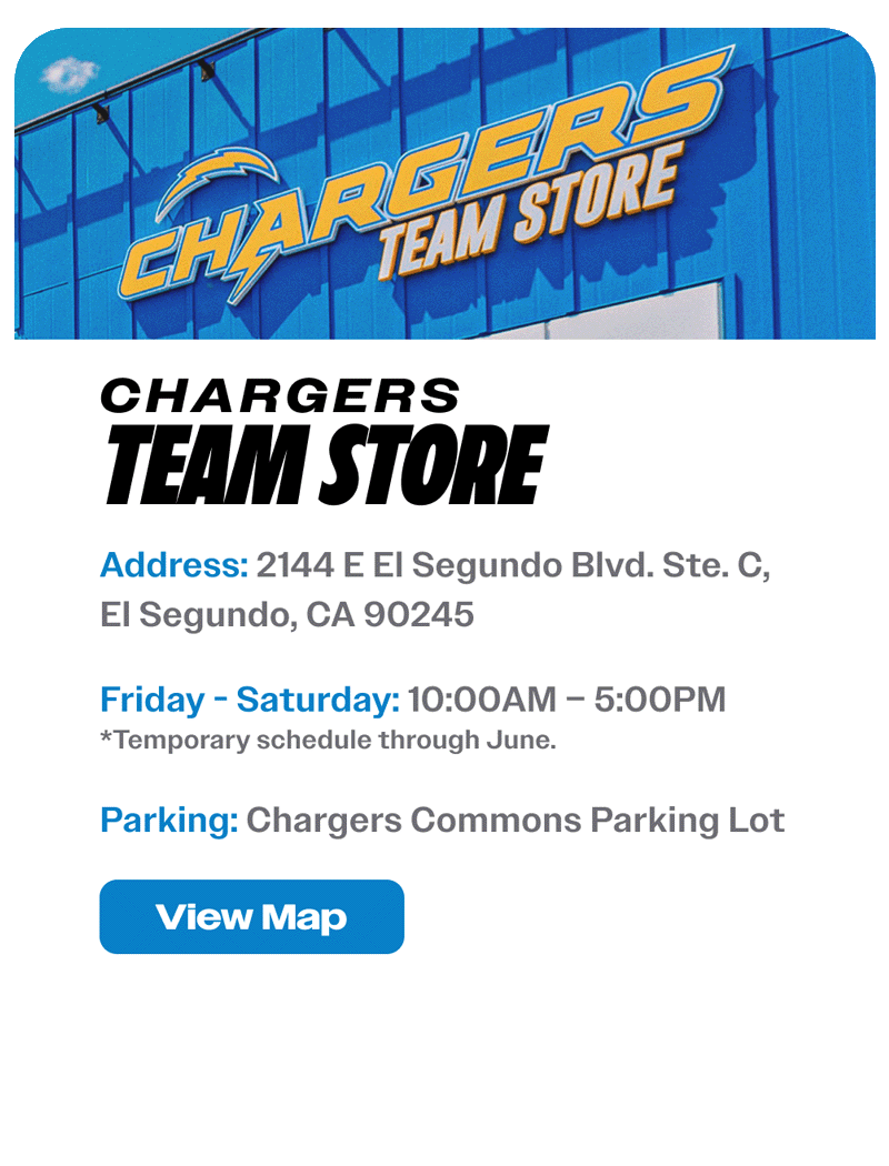 Chargers Team Store at Chargers Commons in El Segundo CA