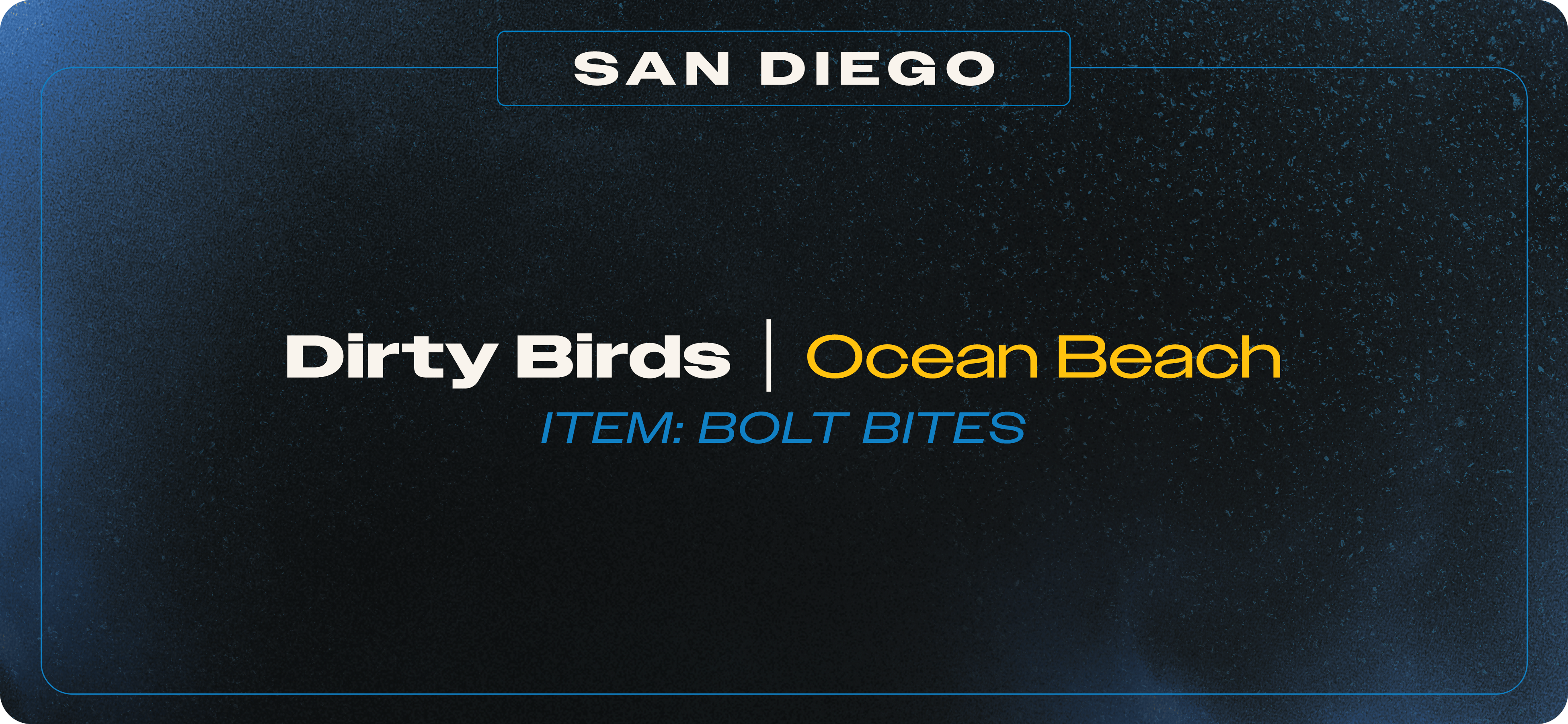 San Diego - Dirty Birds Ocean Beach