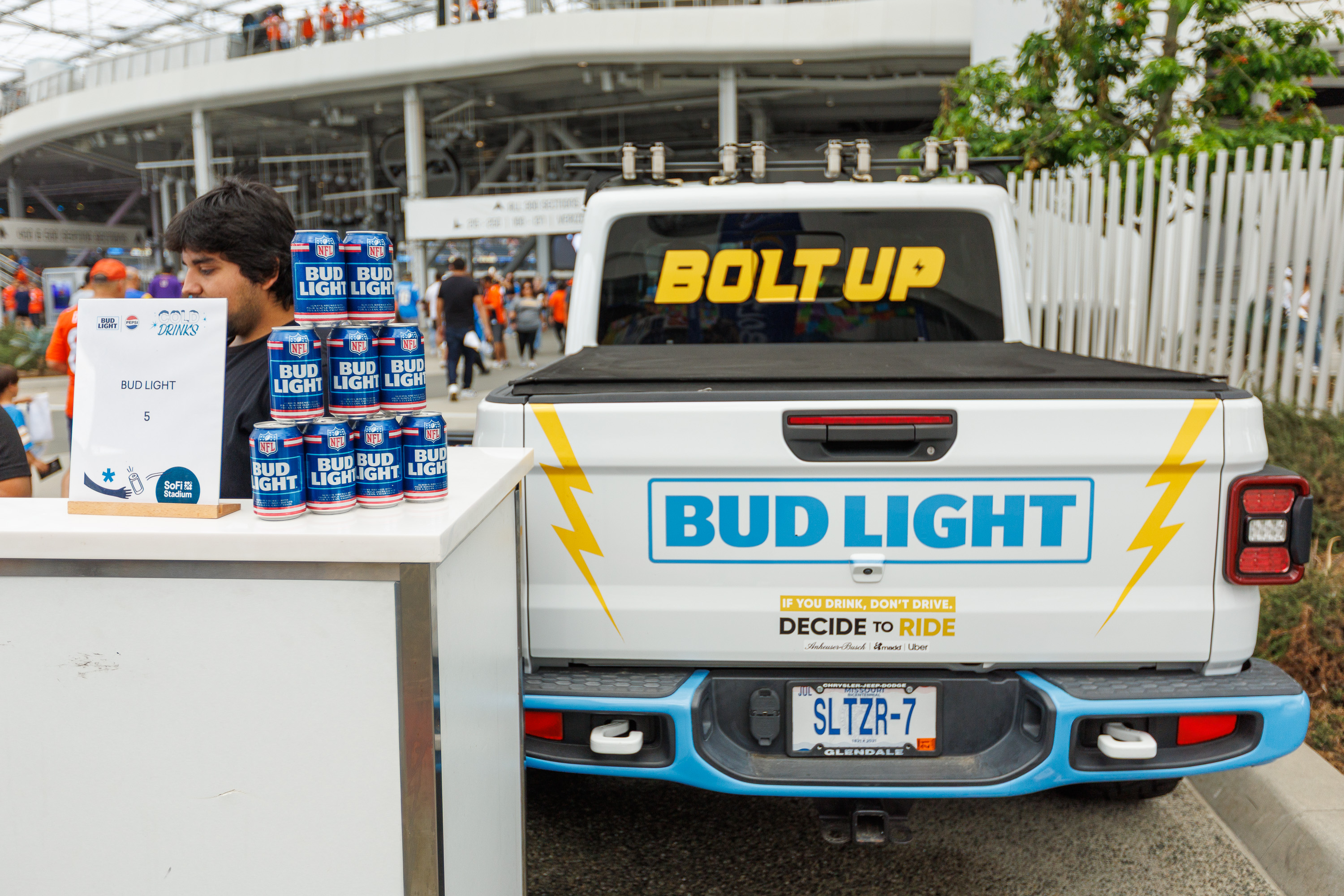 Bud Light Truck