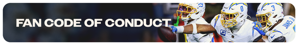 Fan Code of Conduct at SoFi Stadium