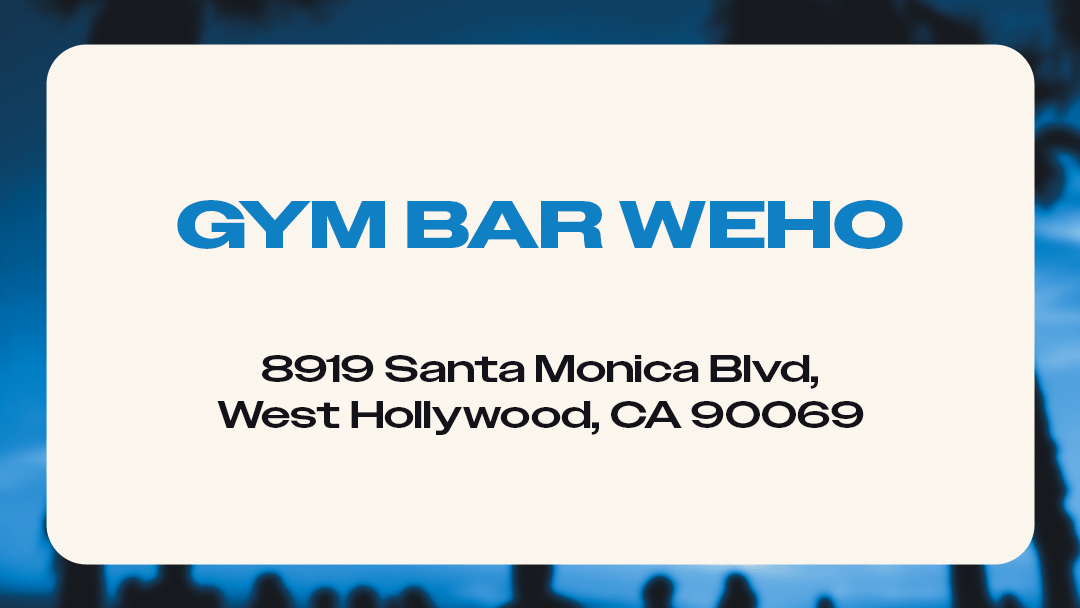 Gym Bar WeHo