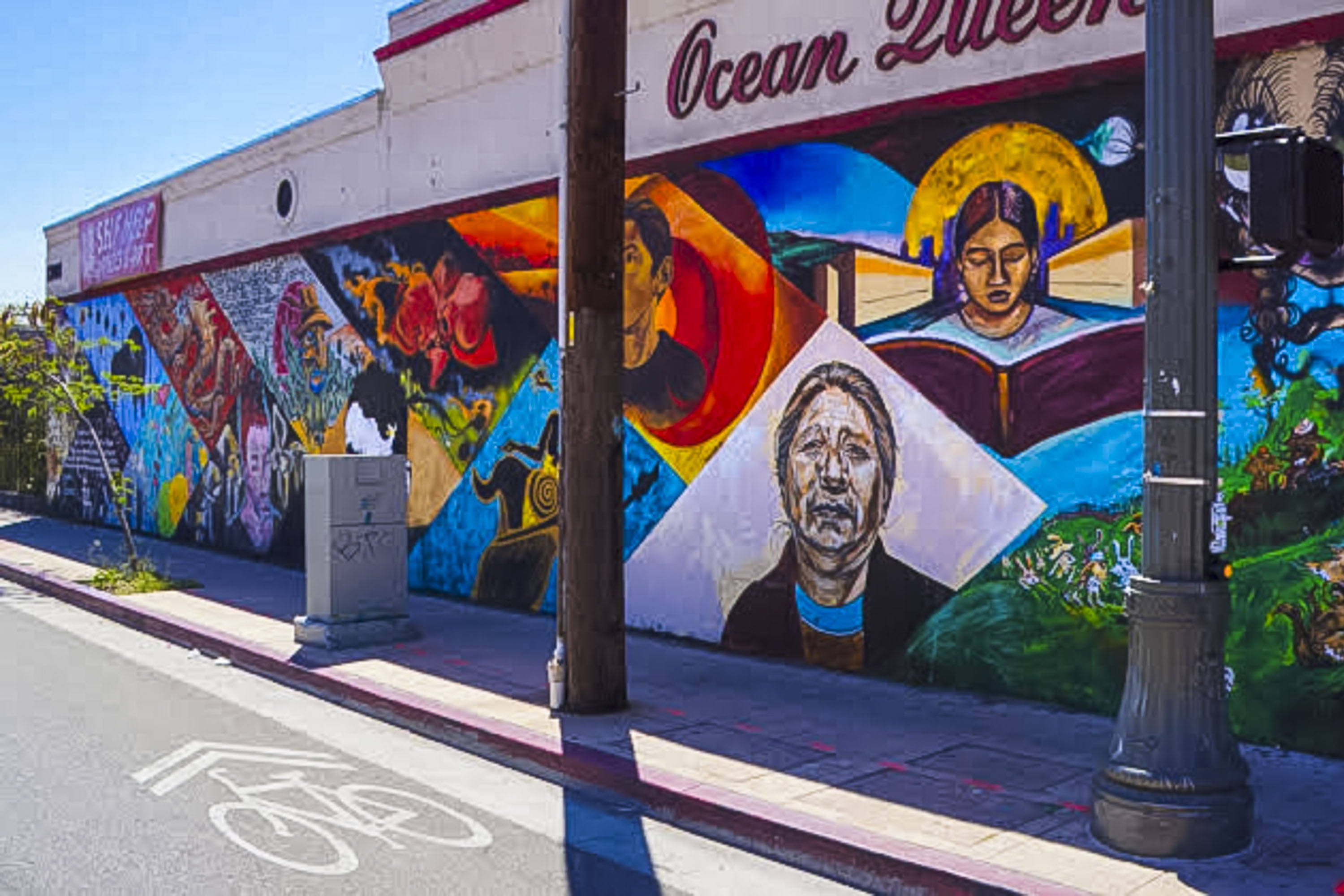 Una Trenza mural