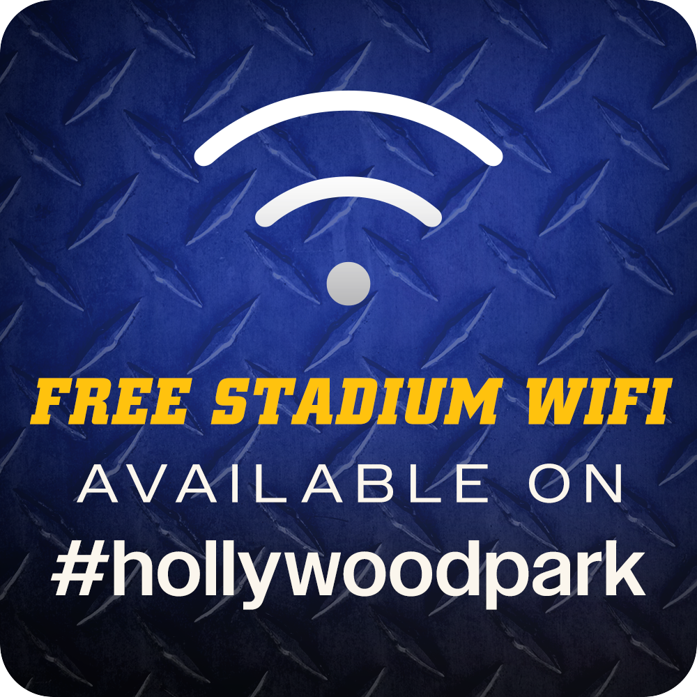 Free Stadium Wifi is available on #hollywoodpark