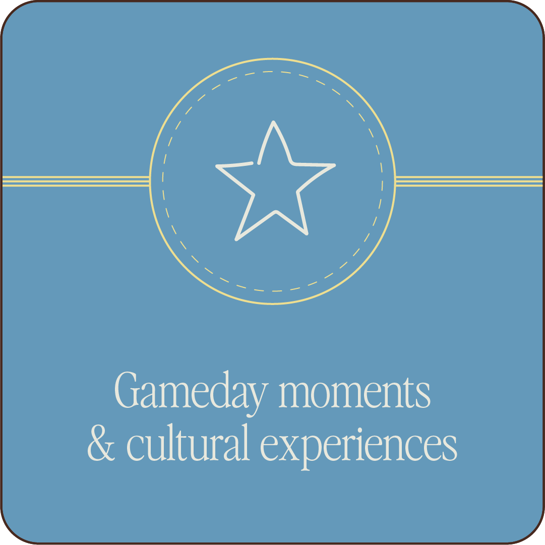 Gameday Moments and Cultural Experiences