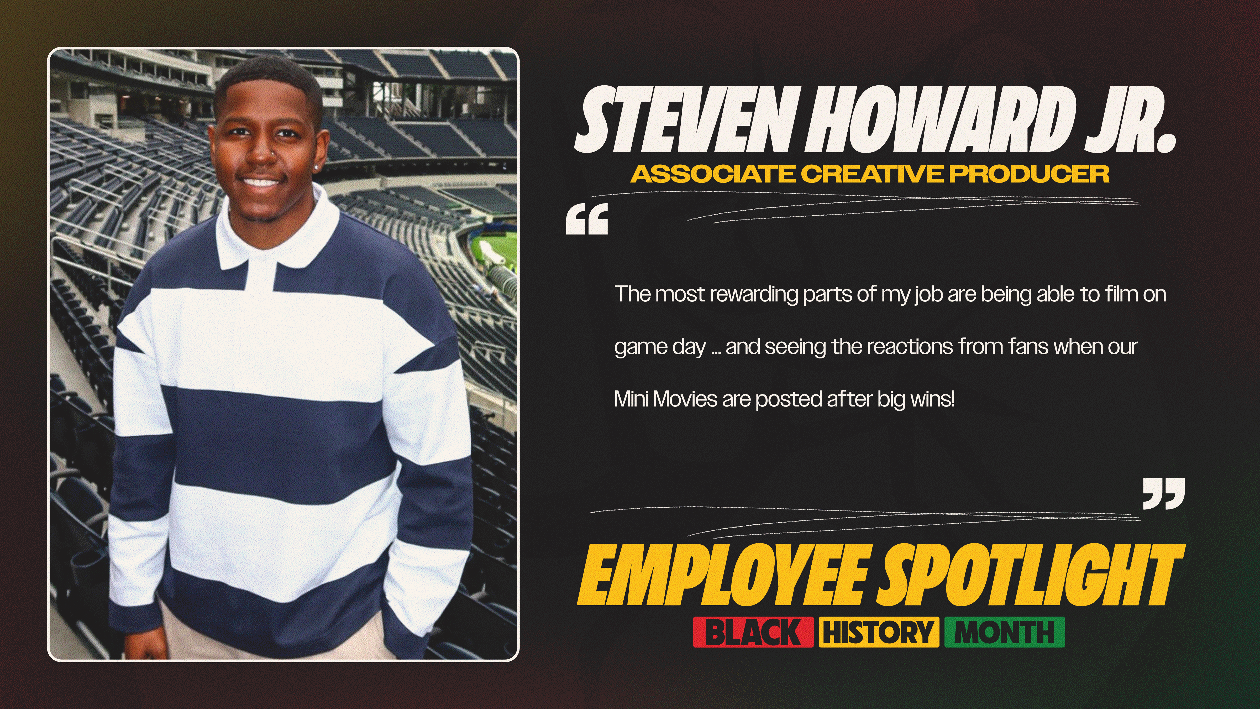 Employee Spotlight - Steven Howard Jr