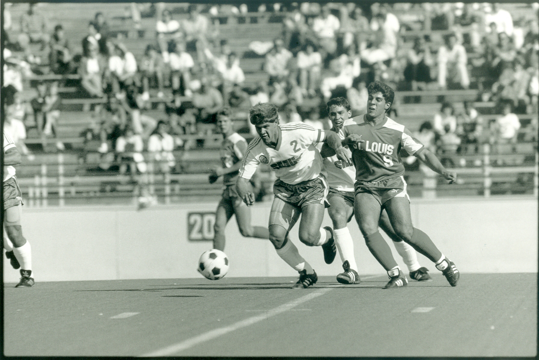 Clark Hunt playing soccer at SMU