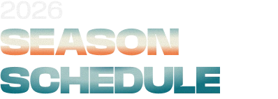 2026 Season Schedule