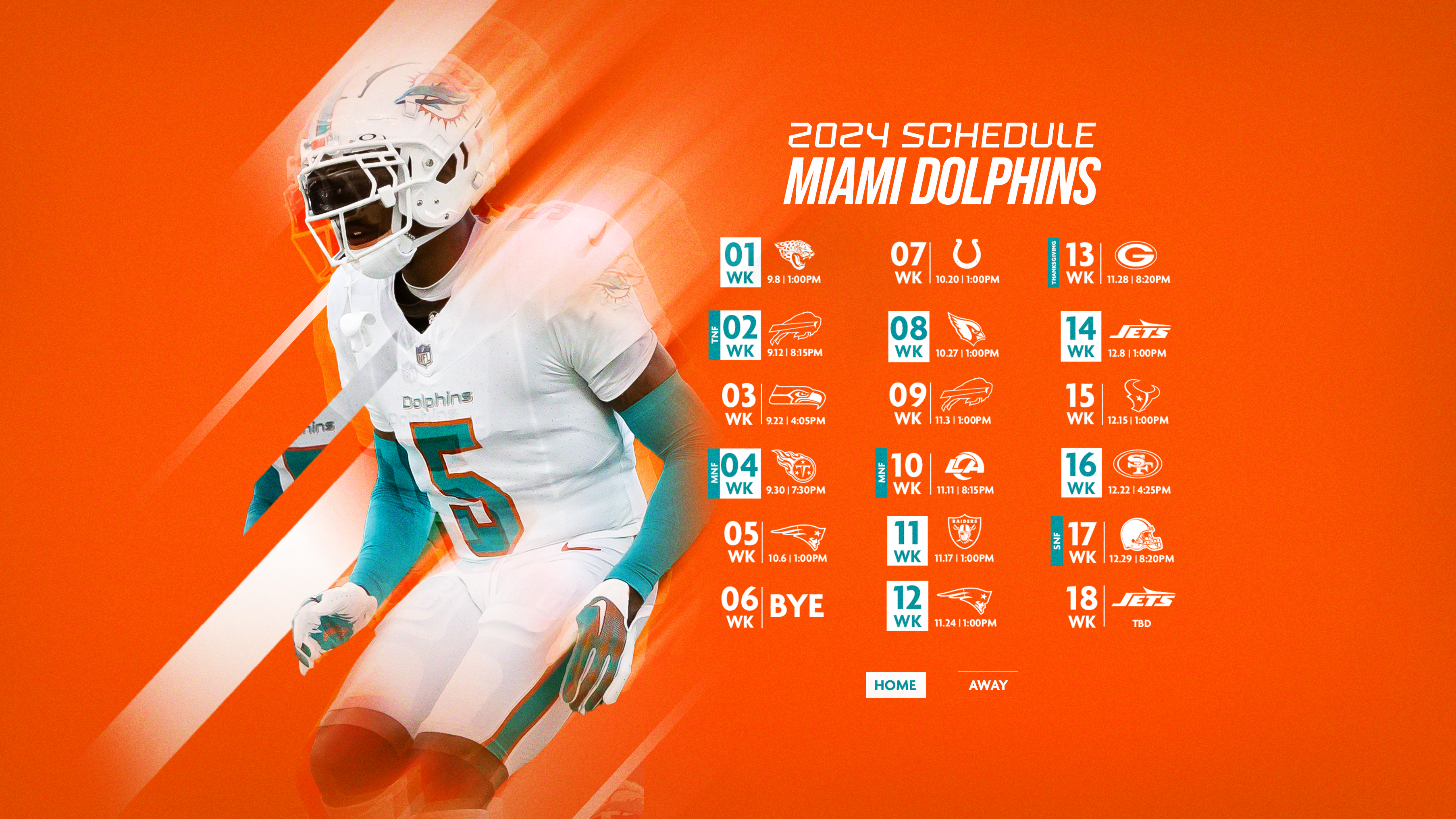 Miami dolphins jersey schedule online