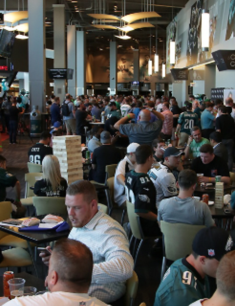 Photo of fans at official Eagles Landing