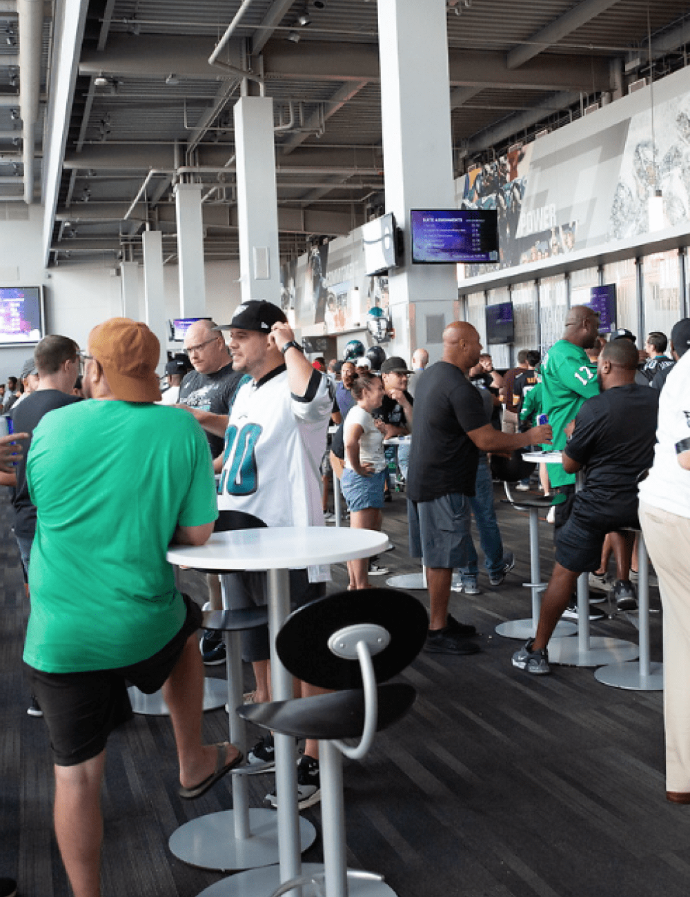 Photo of fans at official Eagles Landing