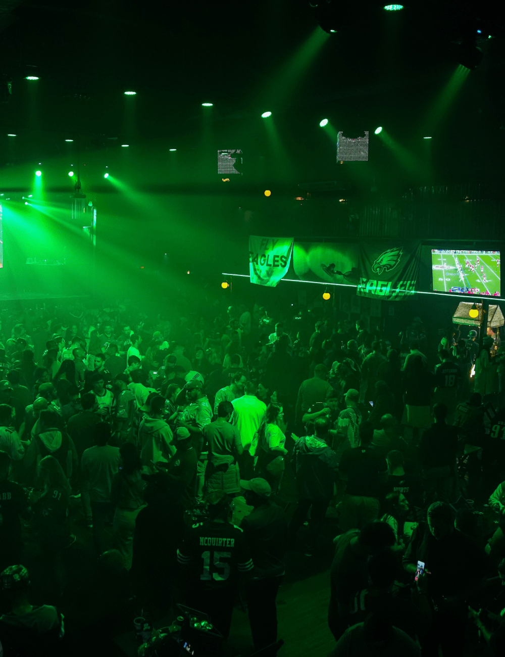Photo of fans at official Eagles Landing