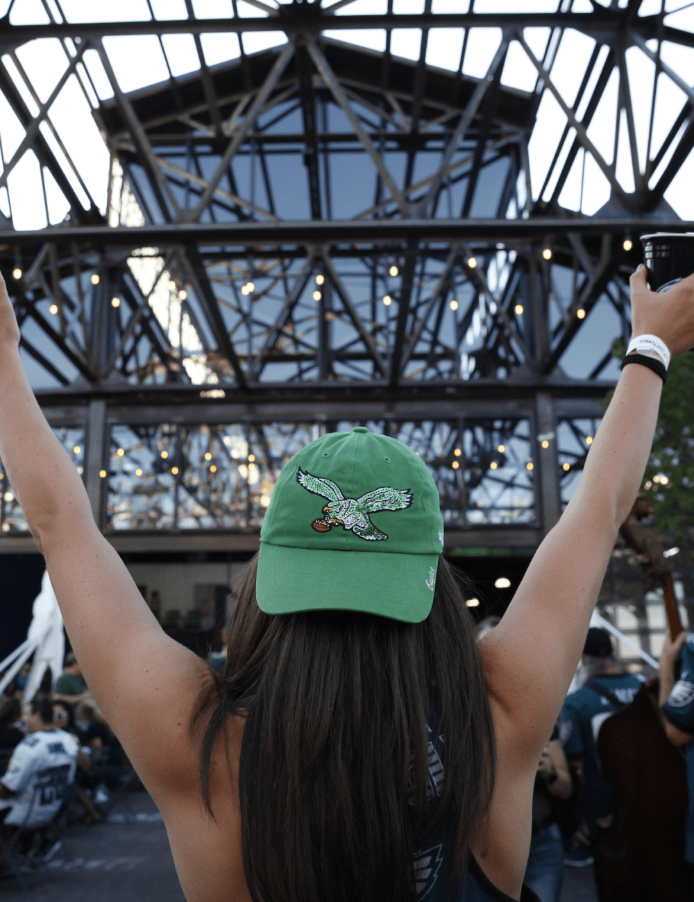 Photo of fans at official Eagles Landing