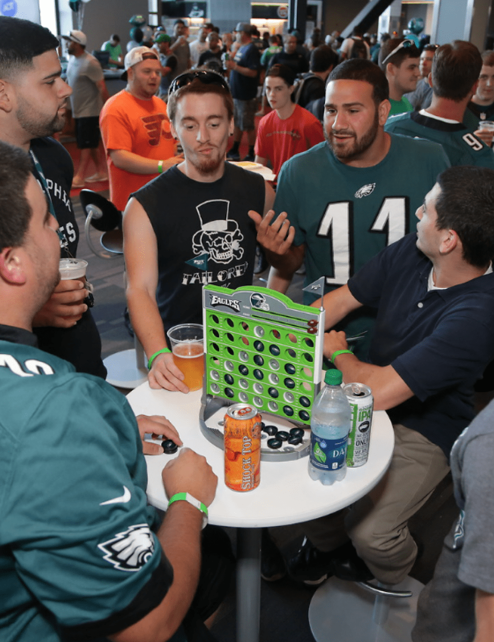 Photo of fans at official Eagles Landing