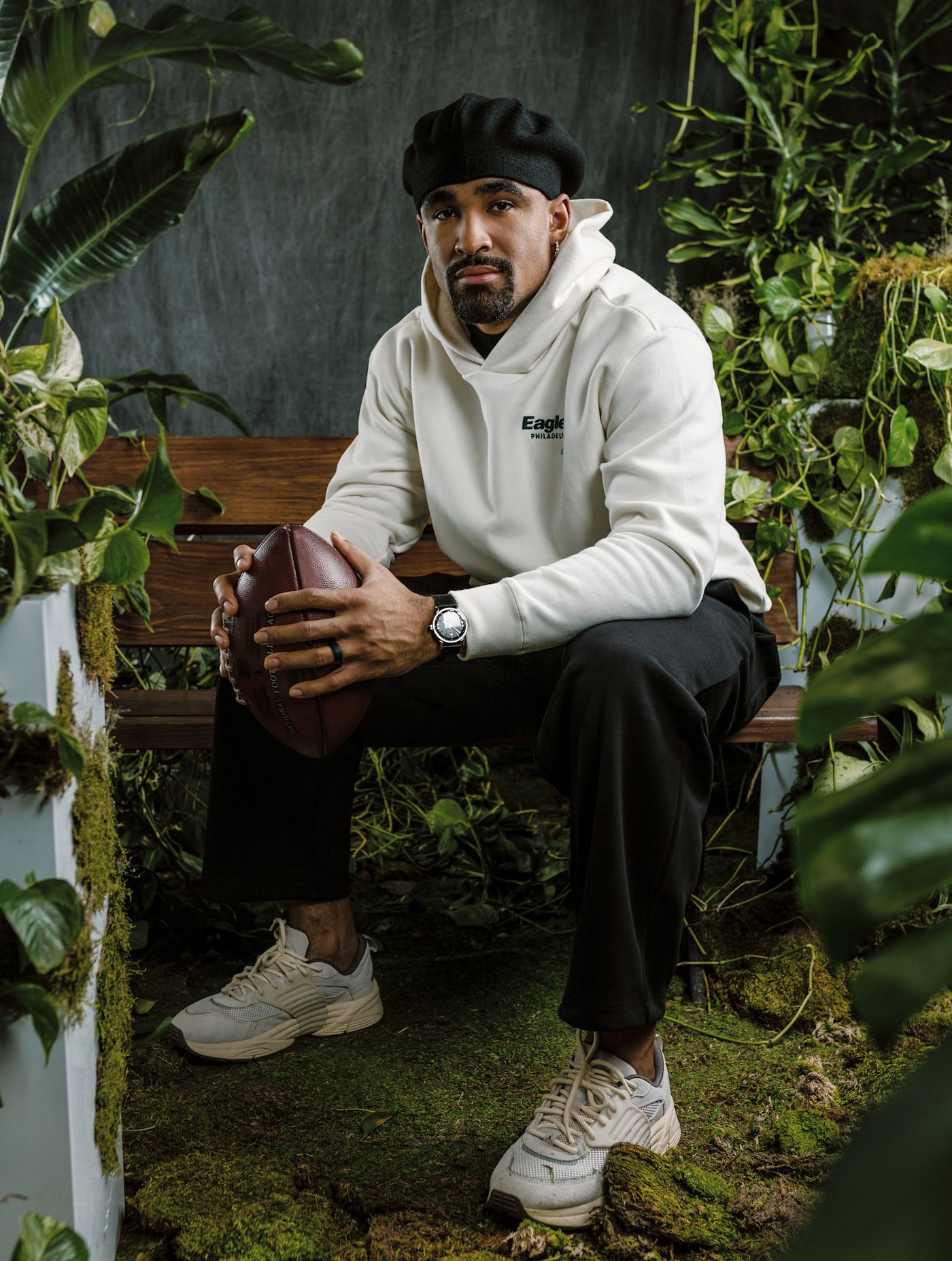 Philadelphia Eagles Players and Staff on set for Rooted In Strength Photo Shoot