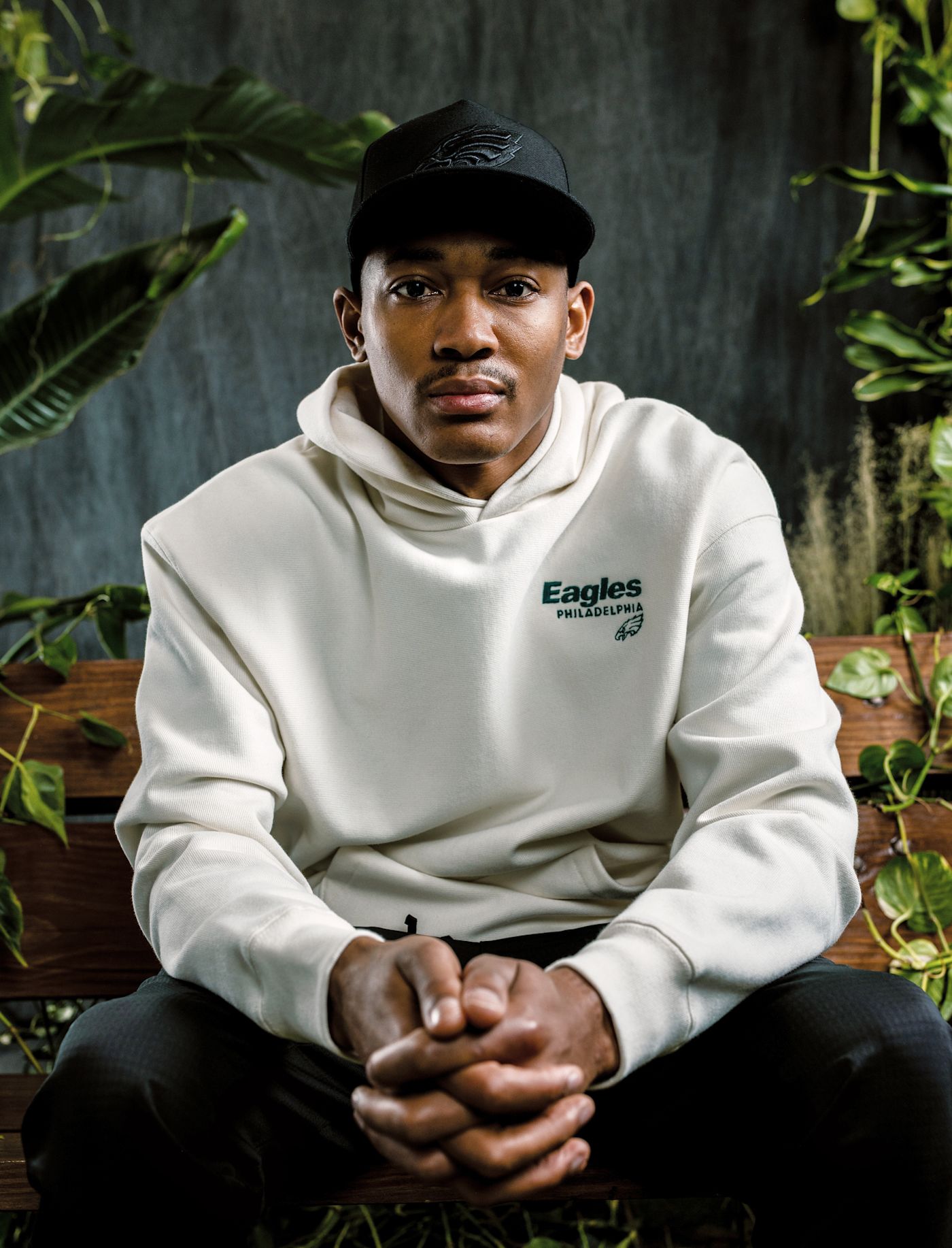 Philadelphia Eagles Players and Staff on set for Rooted In Strength Photo Shoot