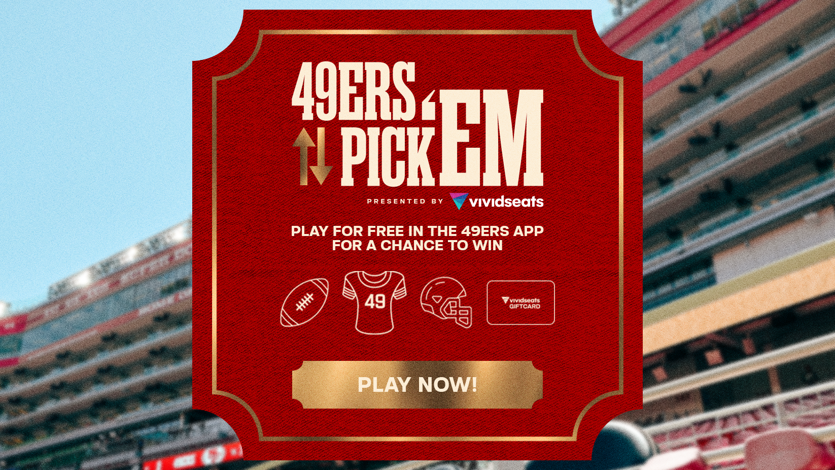 Play Pick 'Em Presented by Vivid Seats