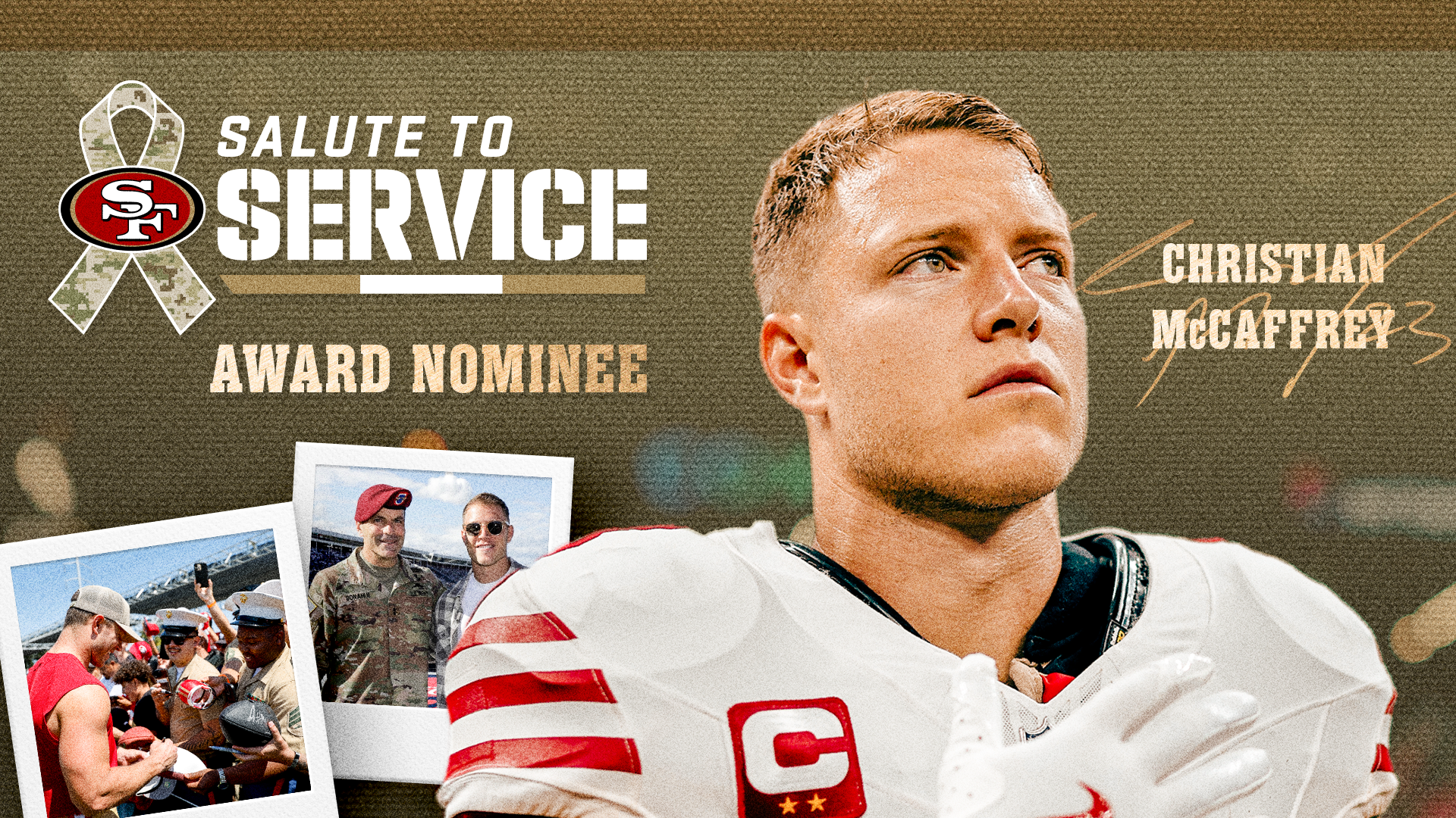 Vote for Christian McCaffrey | Salute to Service