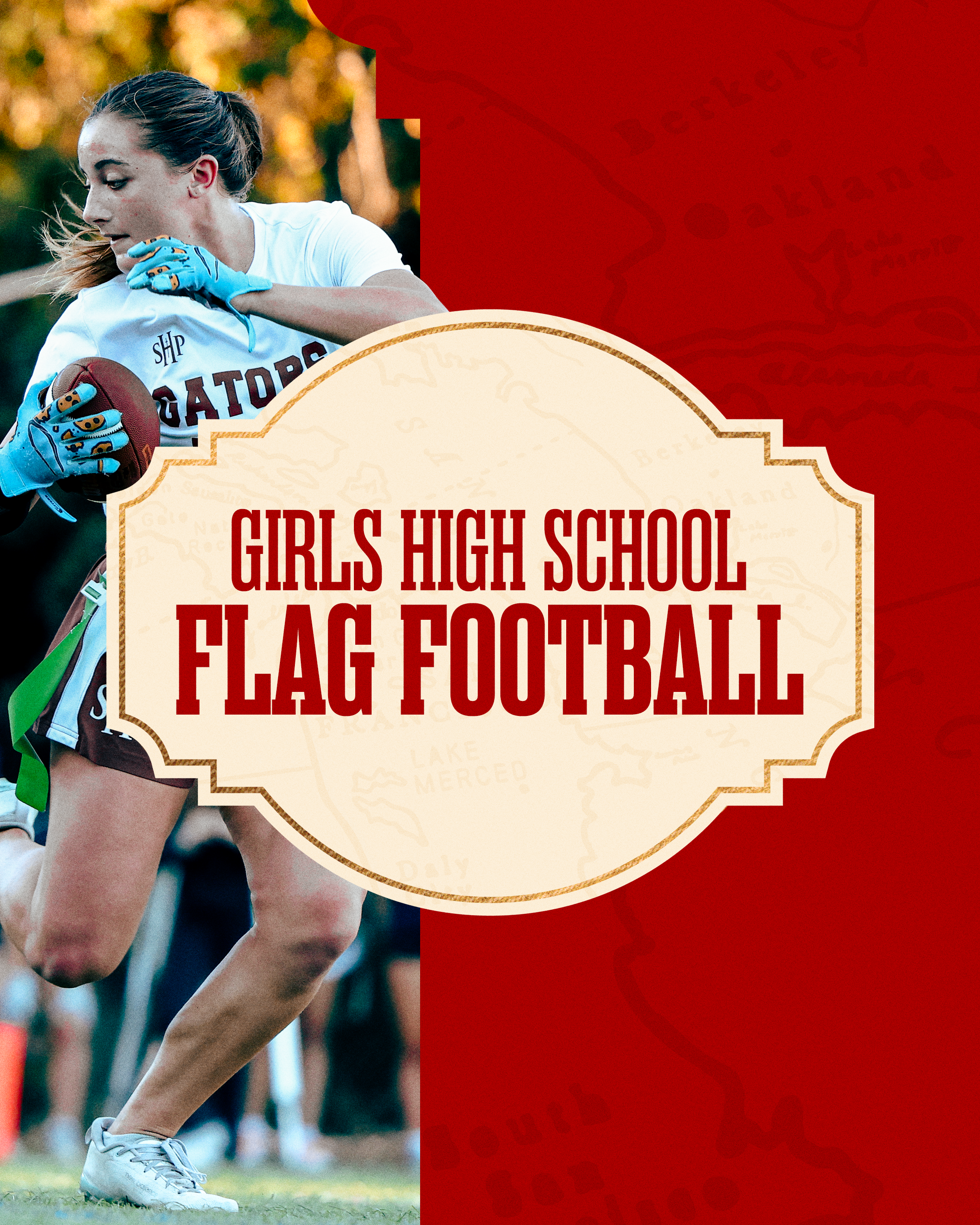 Girls High School Flag Football_