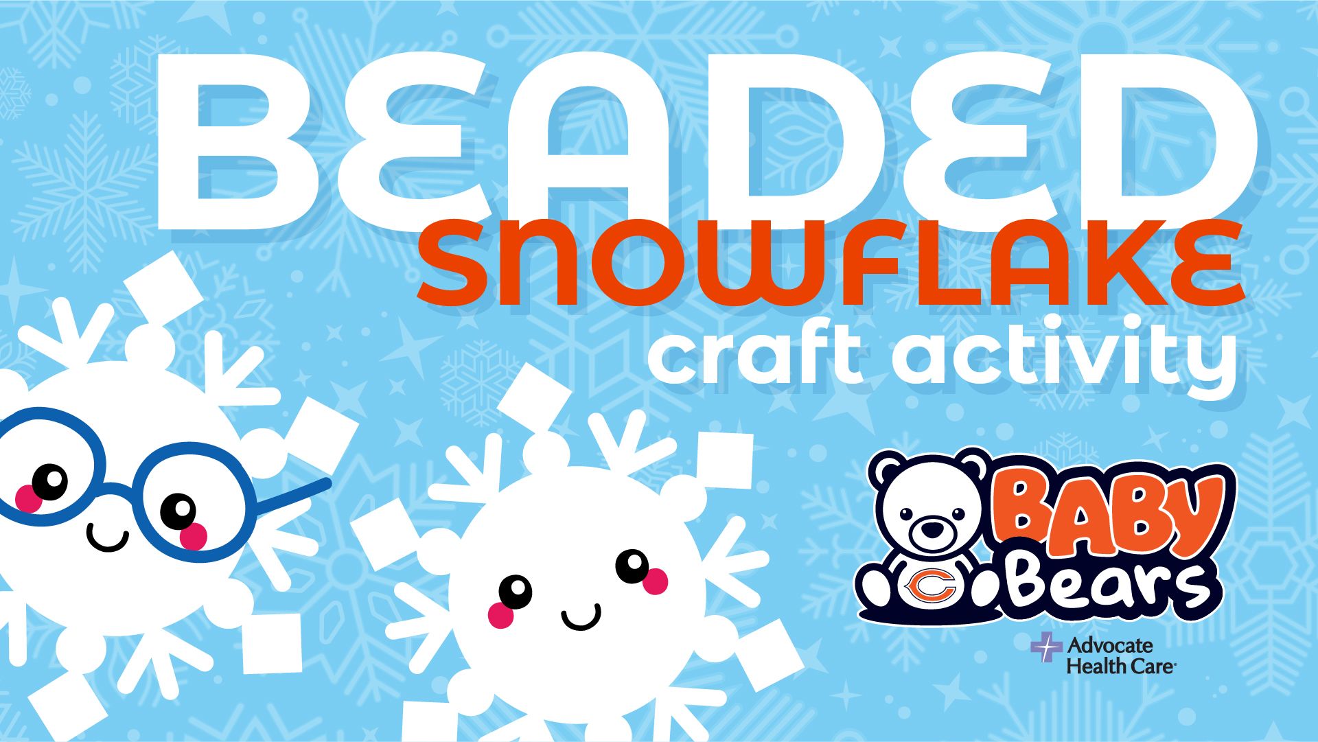 Beaded Snowflake Craft Activity