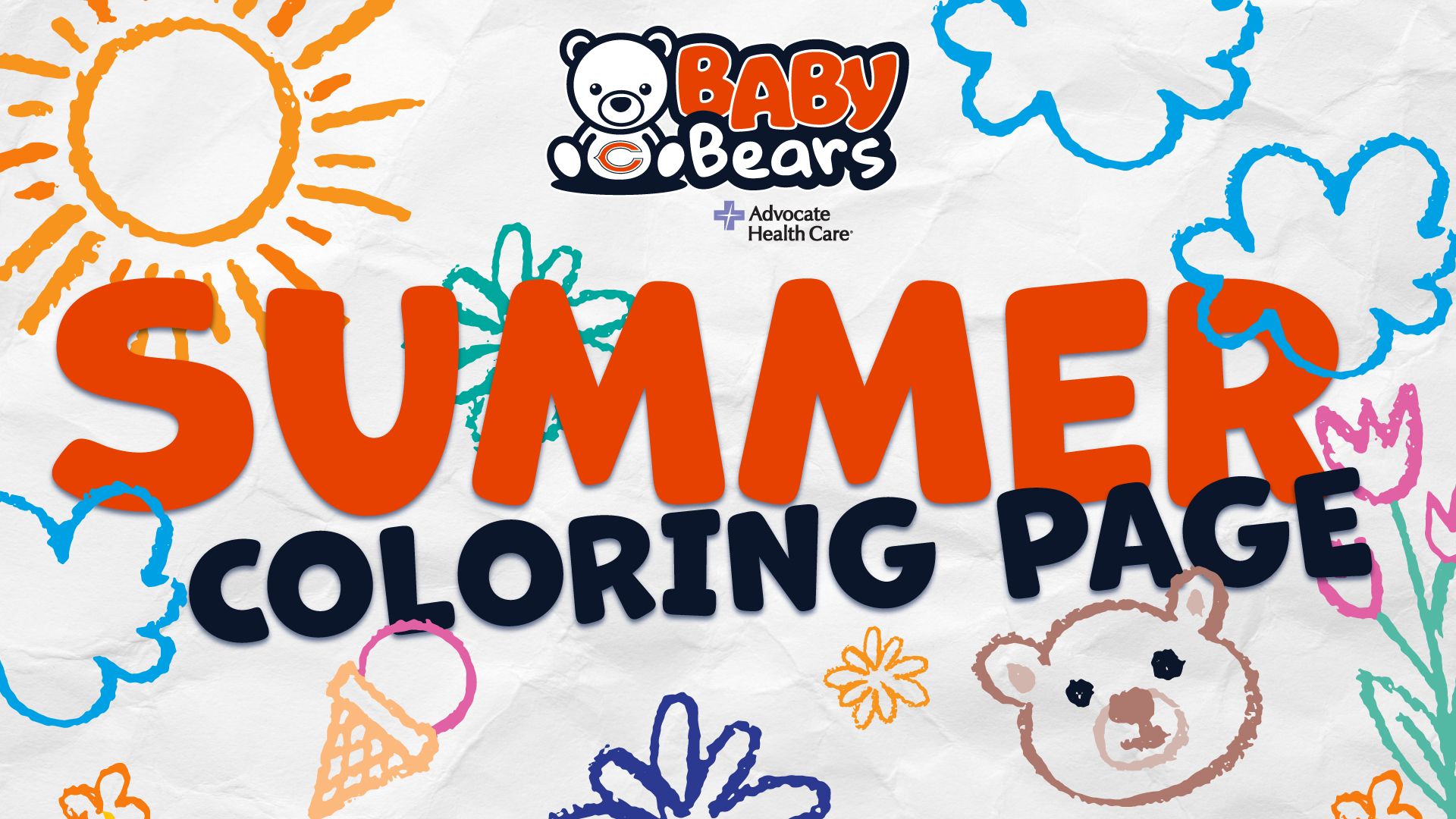 Summer Coloring Page