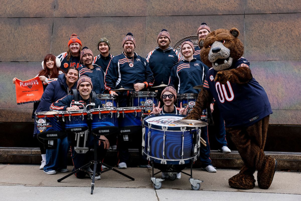 Scenes from the Chicago Bears “Playoff Caravan” around Chicago, Friday, January 9, 2026, in Chicago, Illinois.