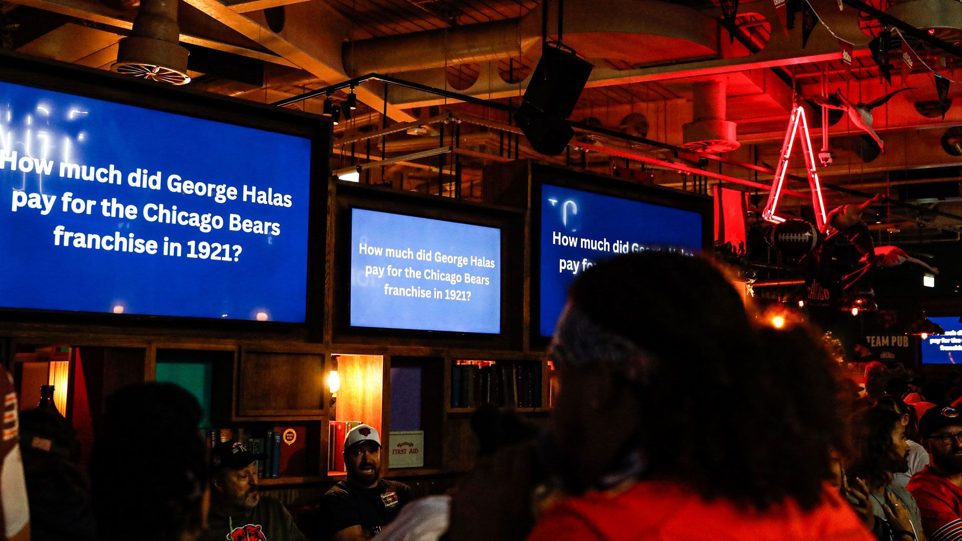 Chicago Bears Pub Quiz Night at Beechwood!