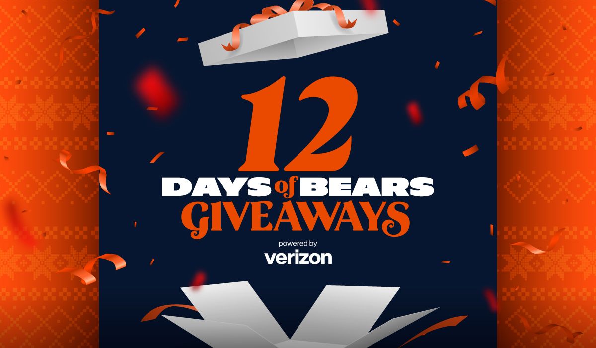 It's the 12 Days of Bears Giveaways powered by Verizon!