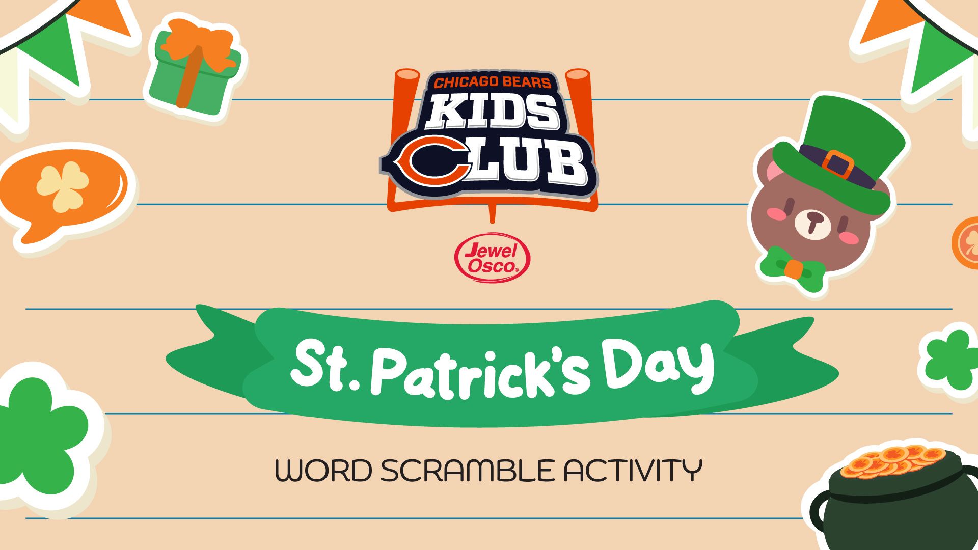 St. Patrick's Day Word Scramble