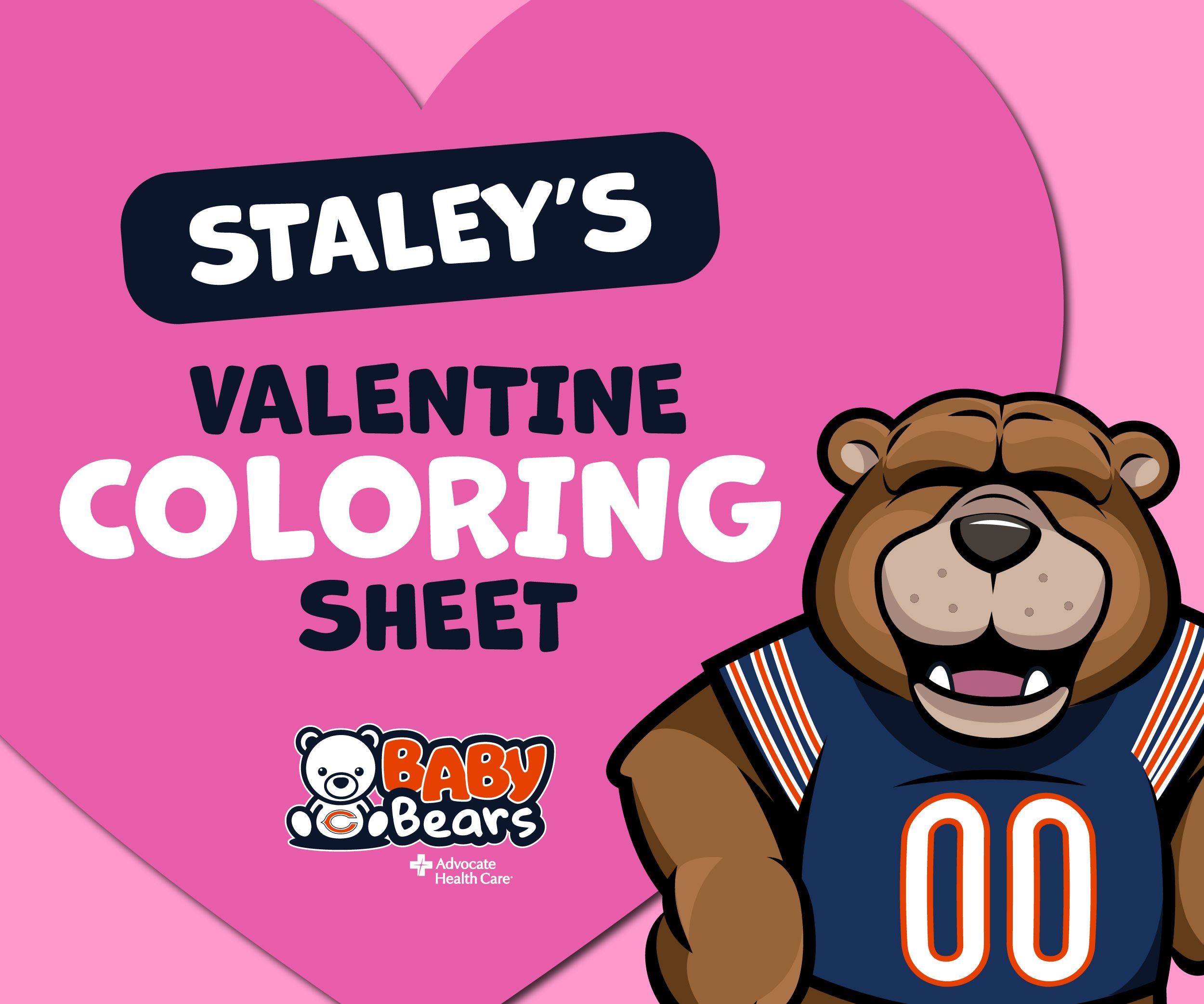 Staley's Valentine Coloring Sheet