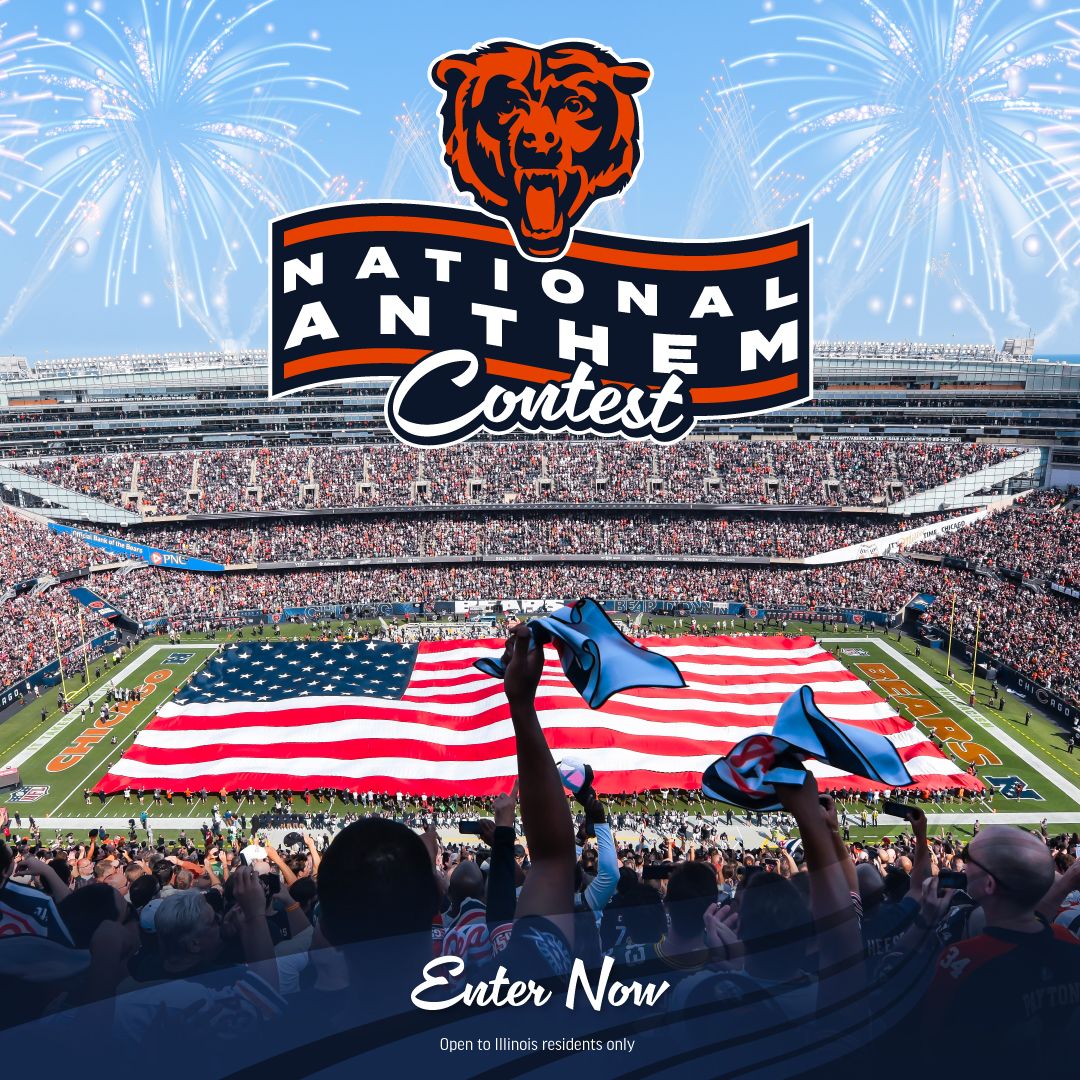 Sing the National Anthem at a Bears home game!