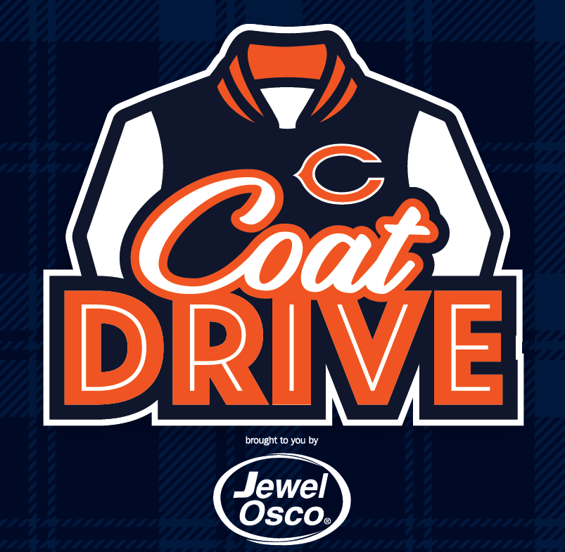 Chicago Bears Coat Drive brought to you by Jewel-Osco